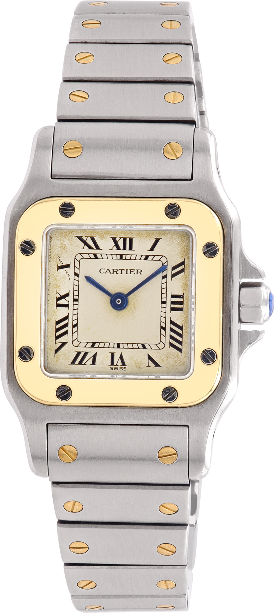 Cartier Santos Galbee small in 18k and stainless steel W530537