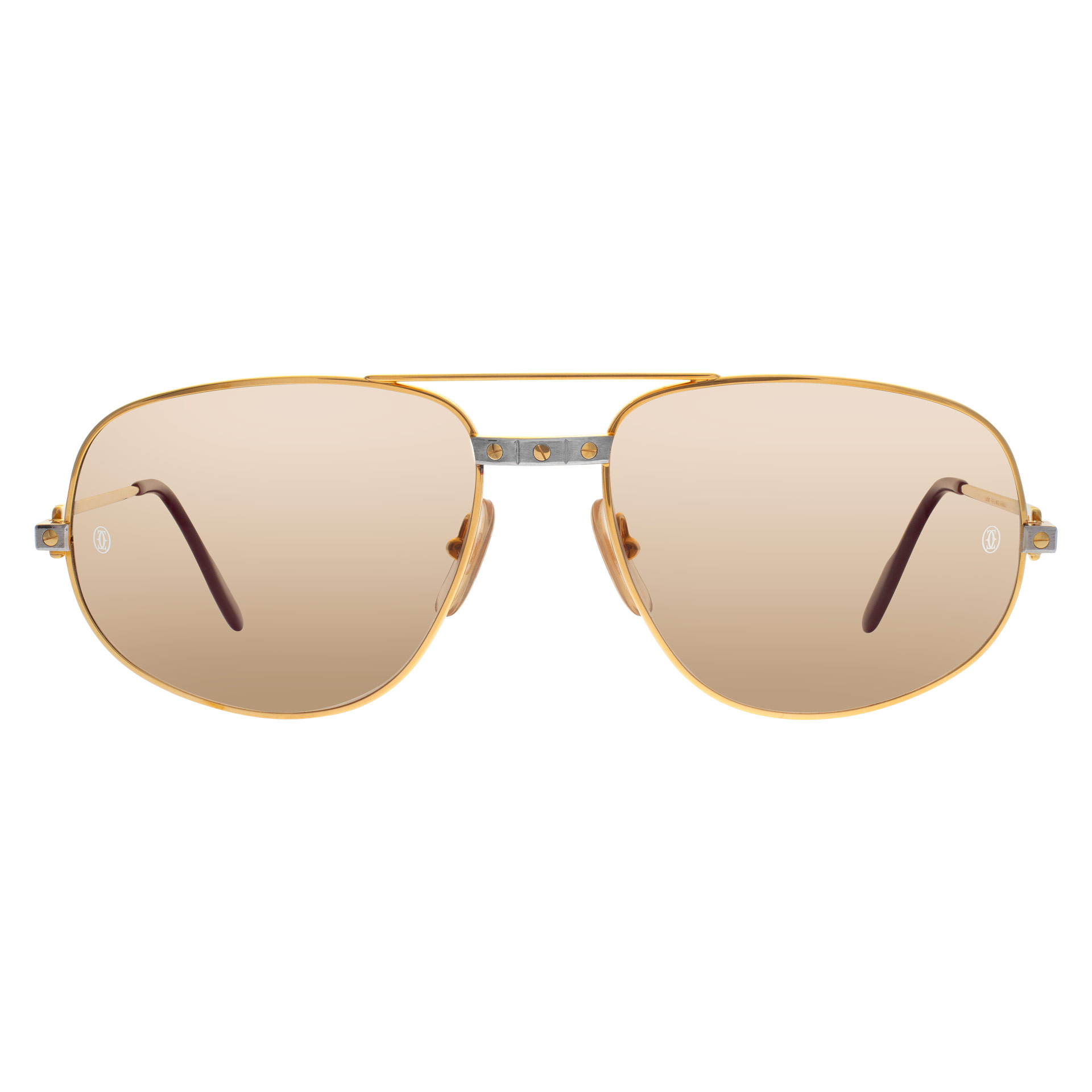 Cartier Santos glasses gold plated N514158 | Gray & Sons 