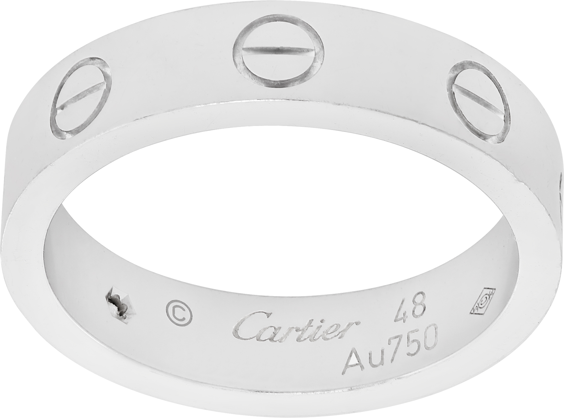 Cartier Small Love ring in 18k white gold
