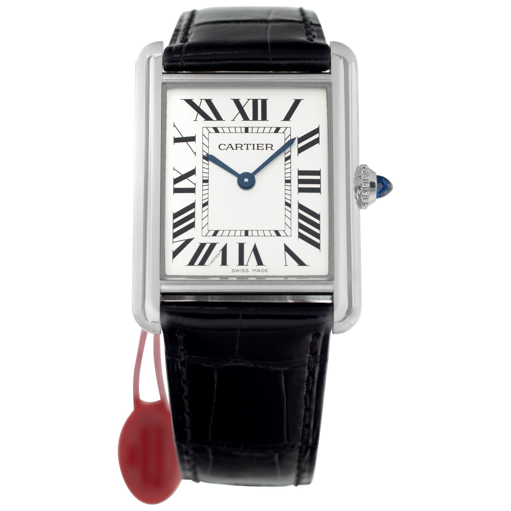 Pre-owned Cartier Tank WSTA0041 stainless steel 26mm Quartz