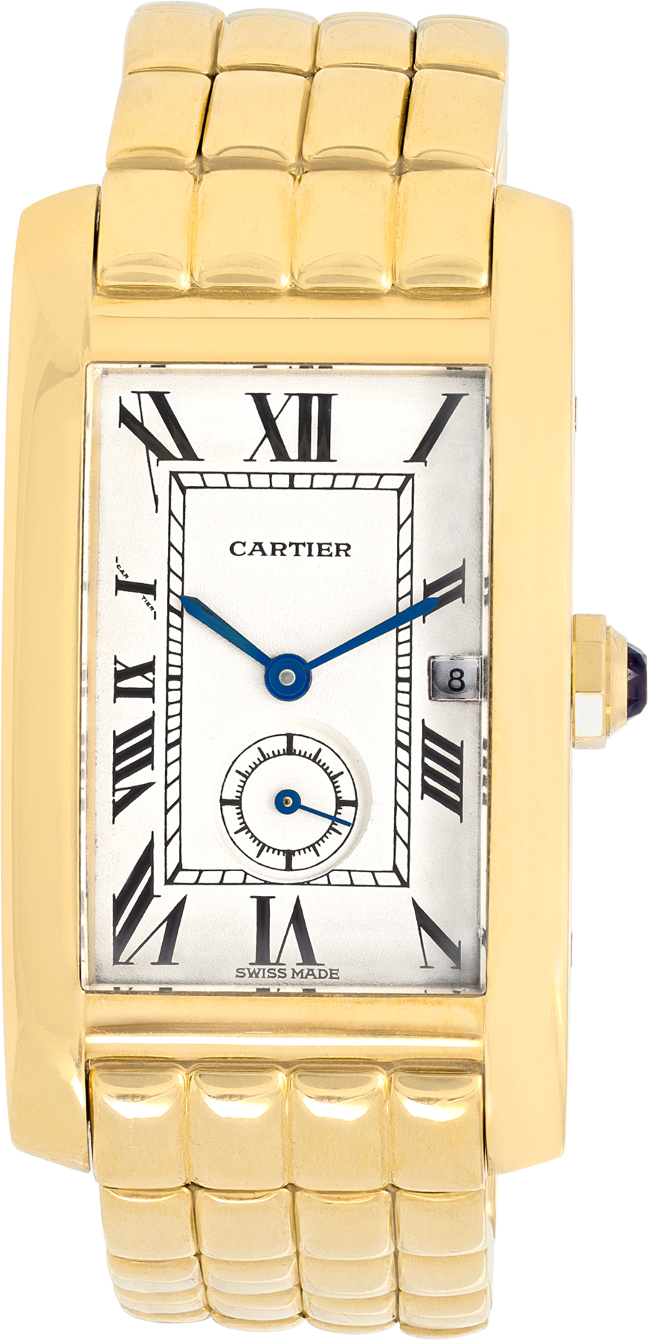 （美品）Cartier Tank Américaine Watch Used Cartier Tank Americaine 811904 18k 31mm Quartz watch