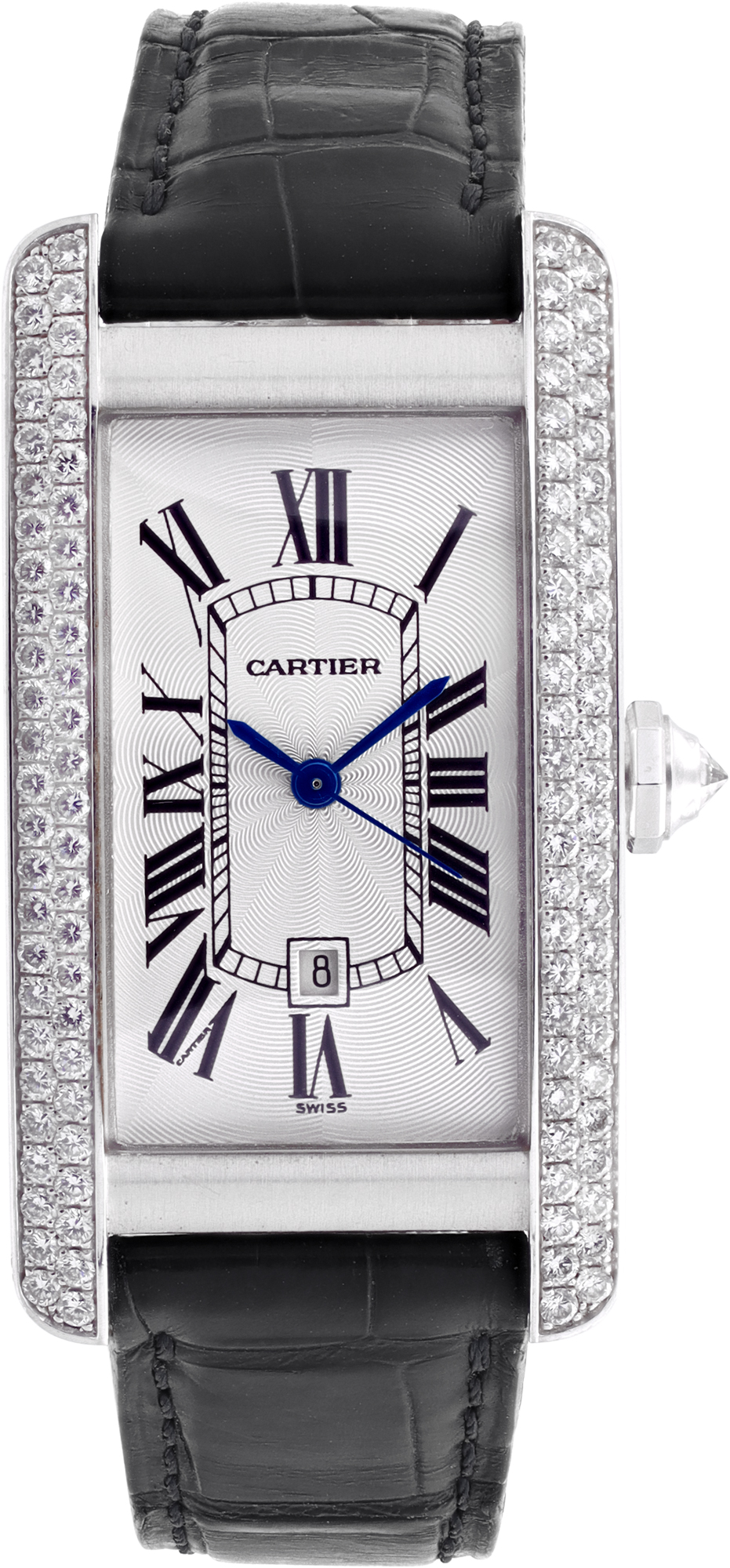 Cartier Tank Americaine "Diamond Bezel" 33mm 1726