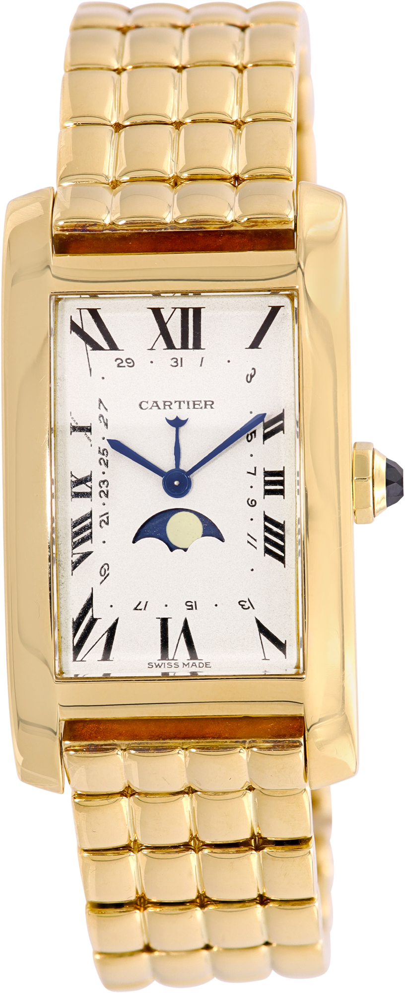Cartier Tank Americaine "Phase de Lune" 18k 31mm 819907
