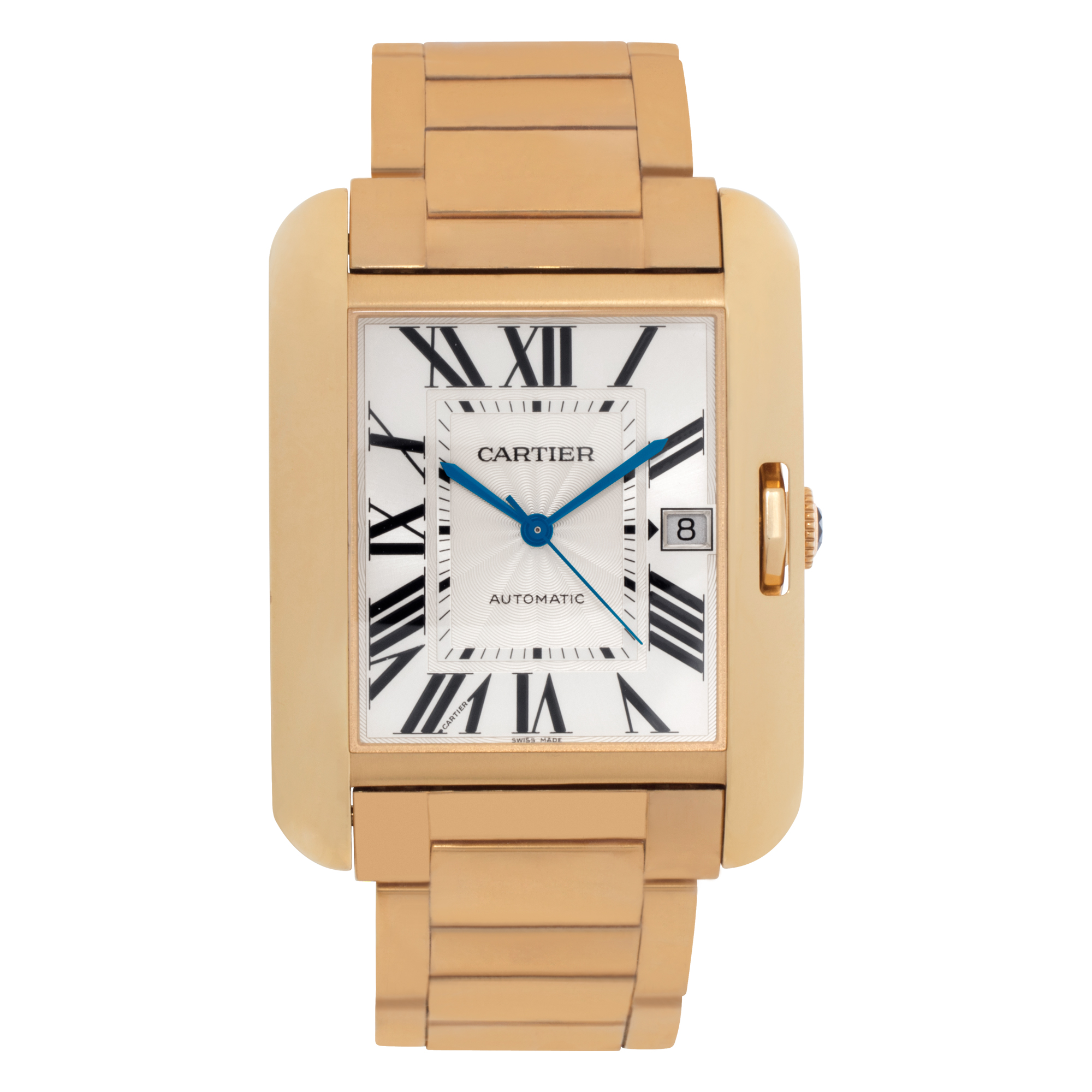 Cartier Tank Anglaise XL w5310018 18k 36.5mm auto watch |