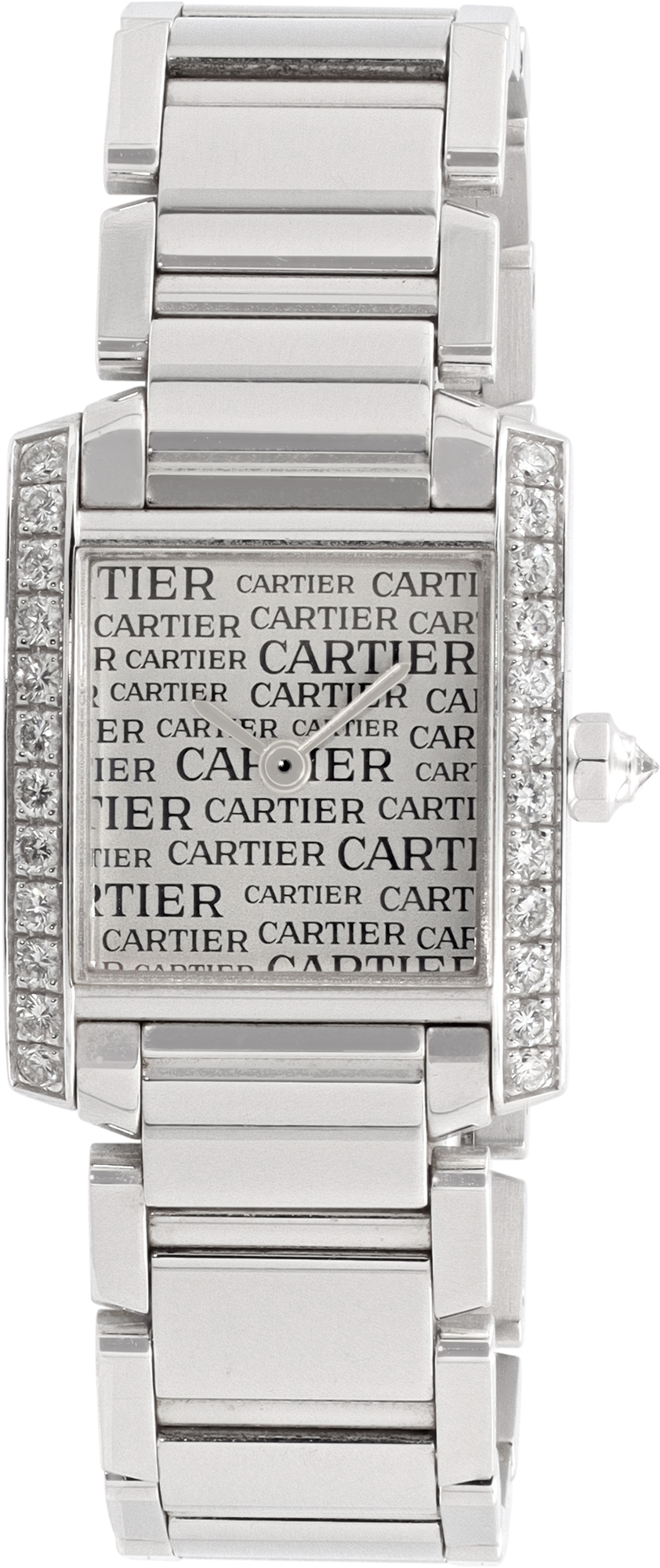 Cartier Tank Francaise "18k white gold, Diamond Bezel" 20mm 2403 W530347