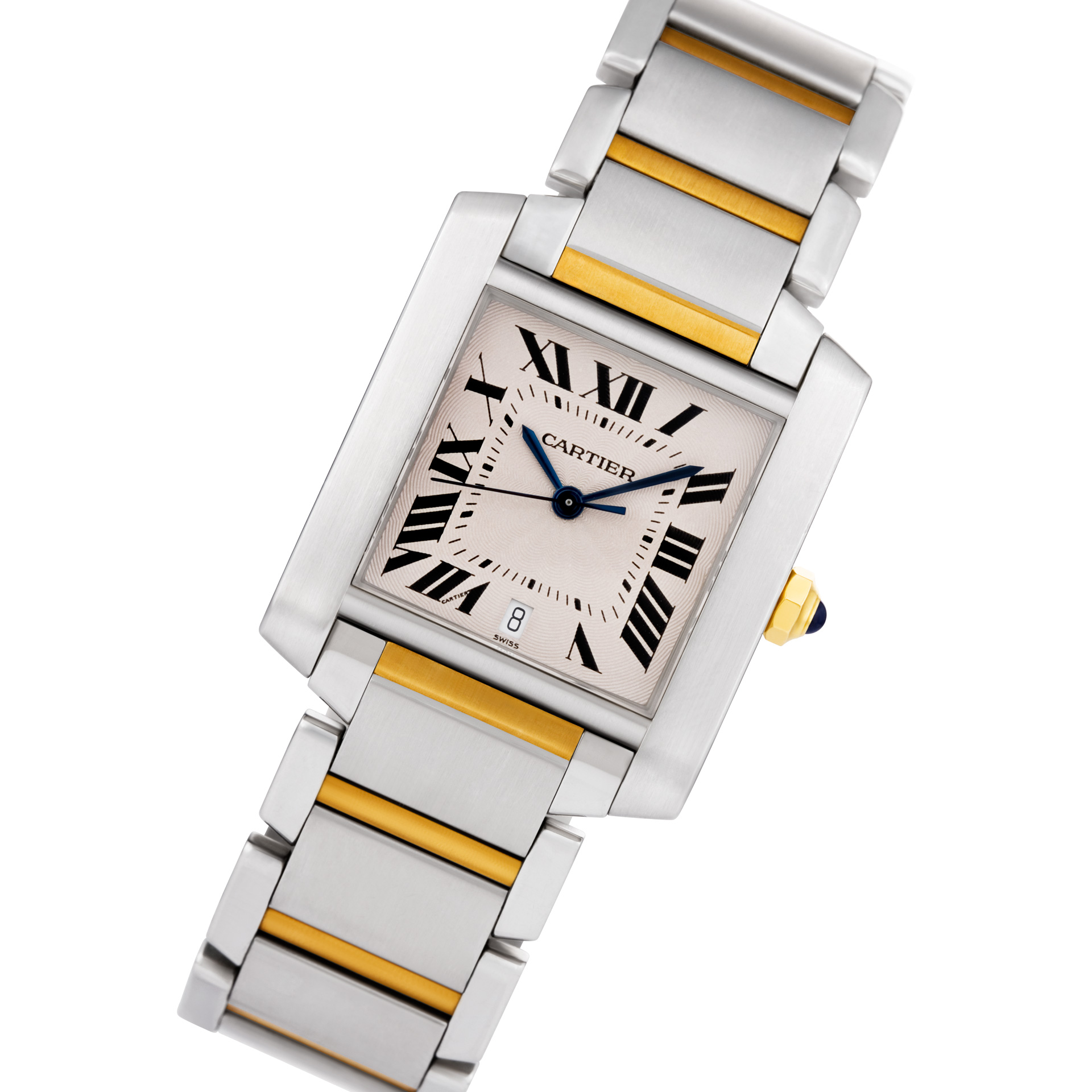 Pre-owned Cartier Tank Francaise W51005Q4 18k & W518321 | Gray & Sons