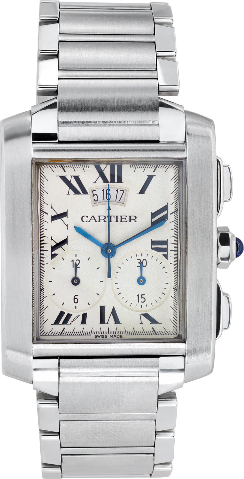 Preowned Cartier Tank Francaise 2653 steel 28mm Quartz | Gray & Sons