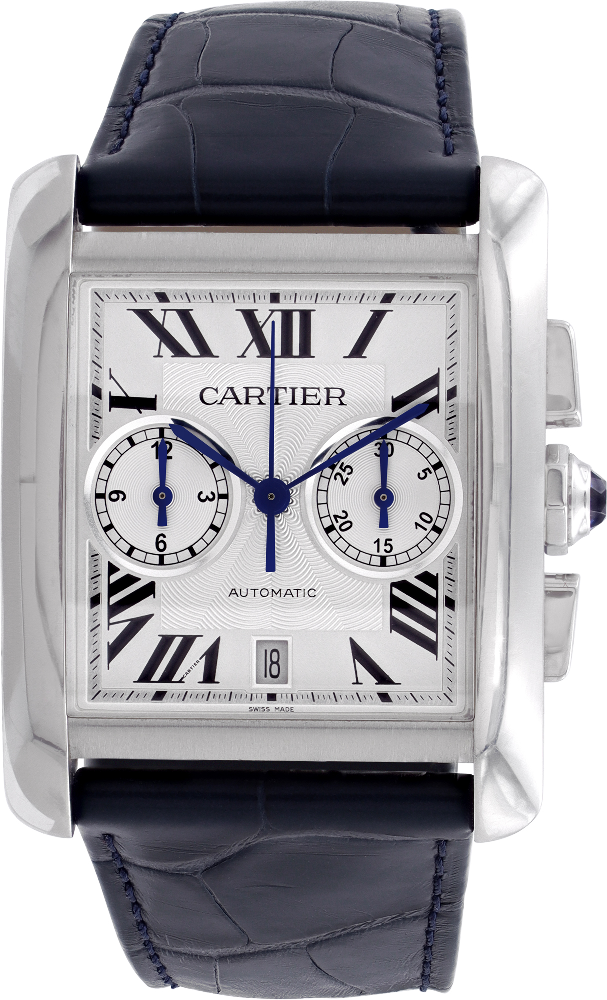 Used Cartier Tank MC w5330007 Stainless Steel 43mm auto | Gray & Sons