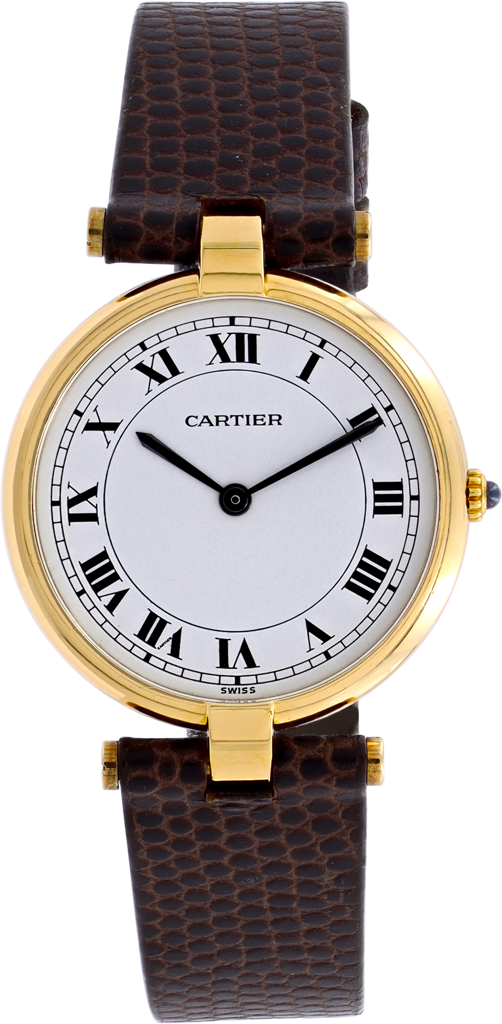 Pre-owned Cartier Vendome W15042 18k Yellow Gold 30mm | Gray & Sons