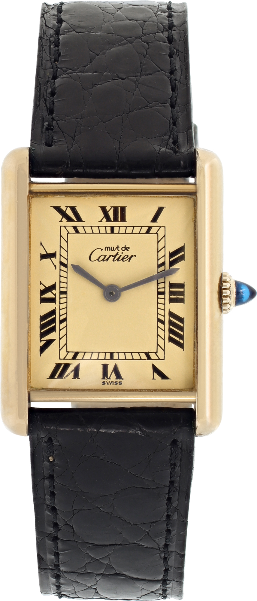 Used Cartier Vermeil Sterling Silver 23mm Manual watch | Gray & Sons