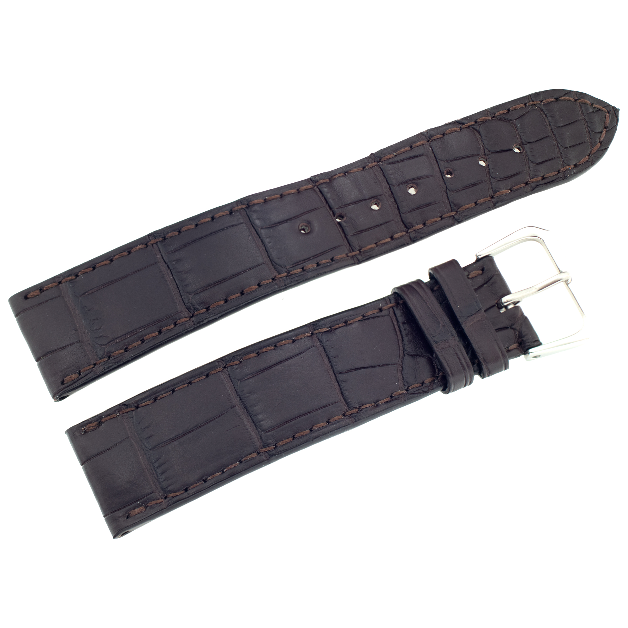 美品 正規純正 ショパール CHOPARD アリゲーターストラップ 茶19-16 chopard_brown_semi_matte_allig