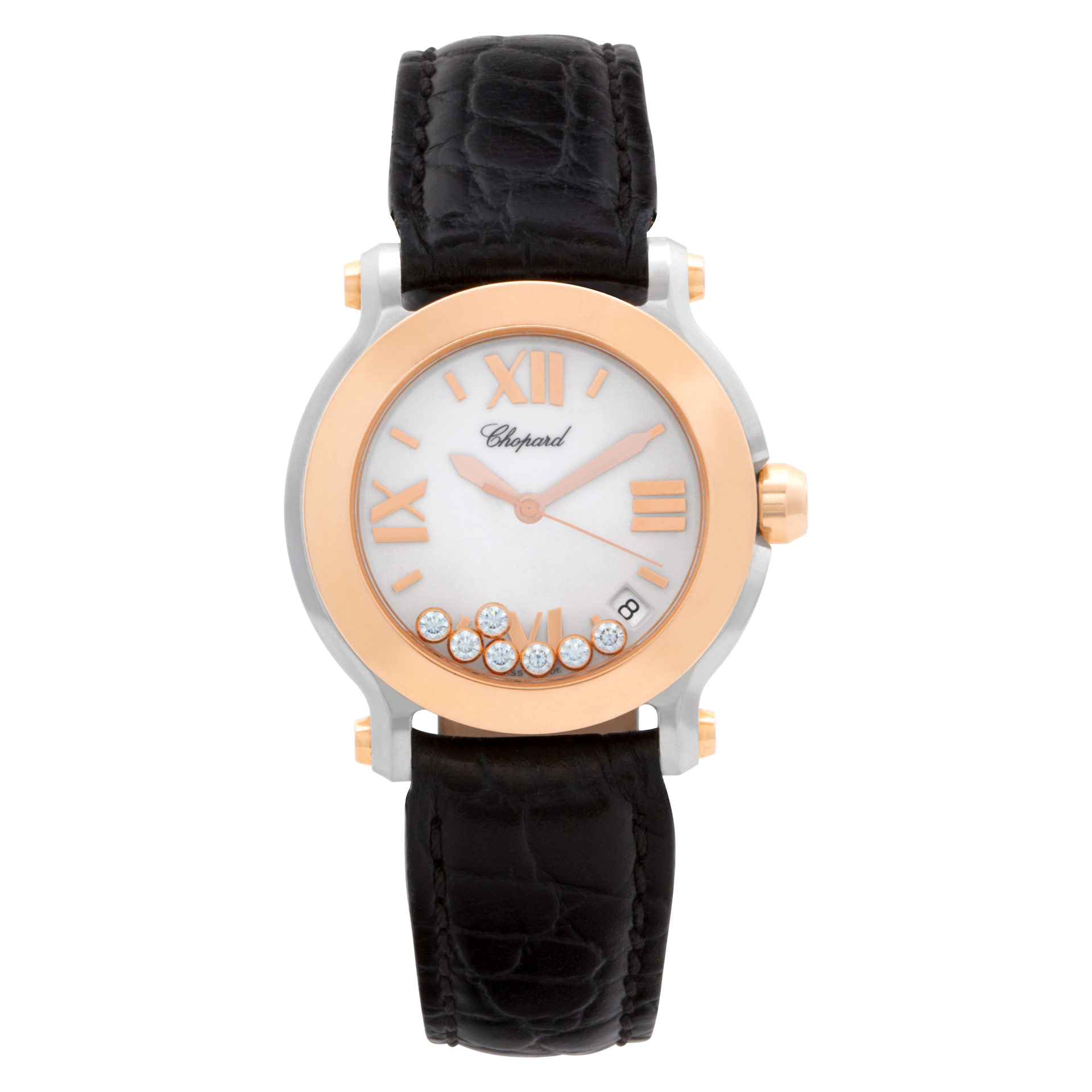 Used Chopard Happy Sport 278492 Stainless Steel White dial