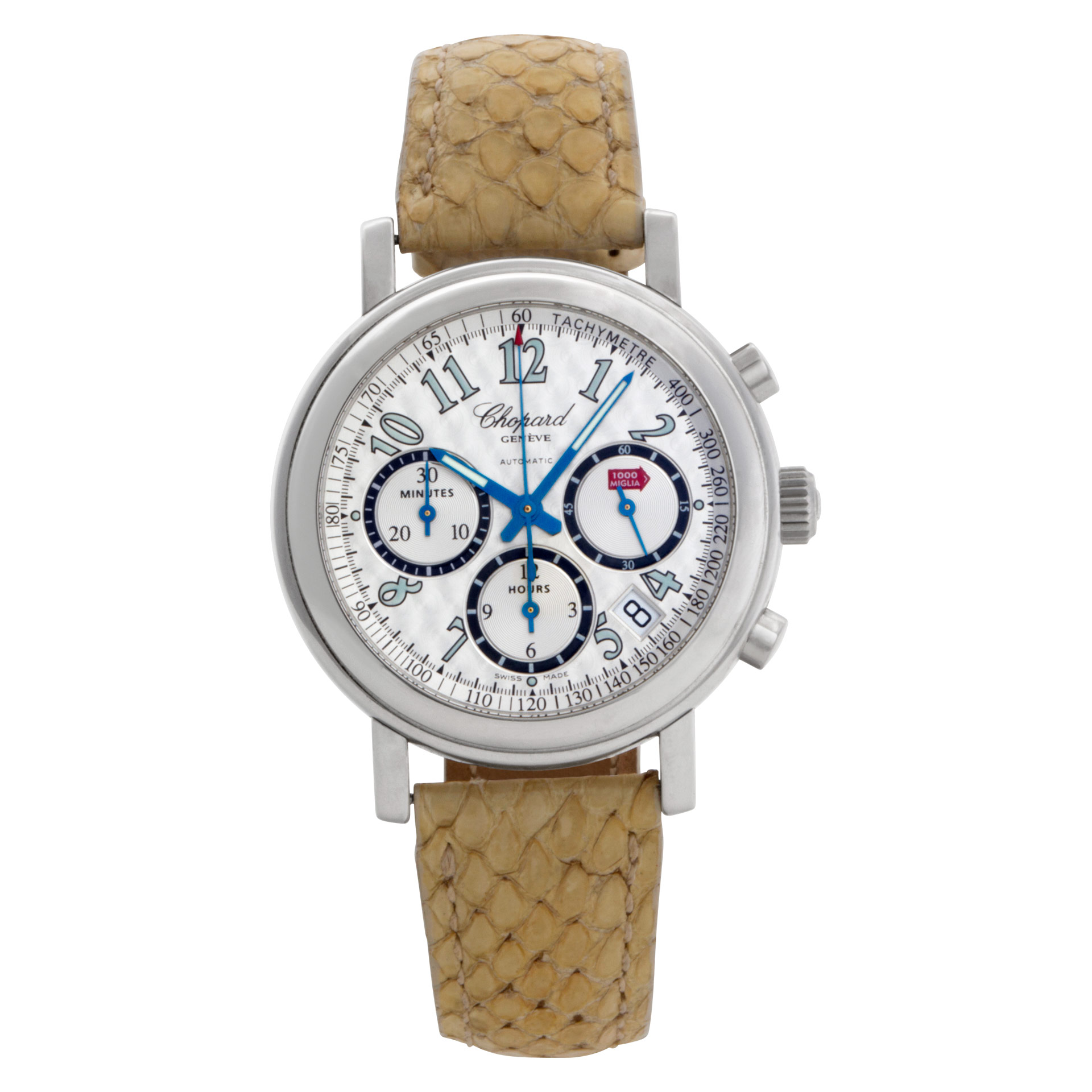 Pre-owned Chopard Mille Miglia 8331 Stainless Steel Silver dial