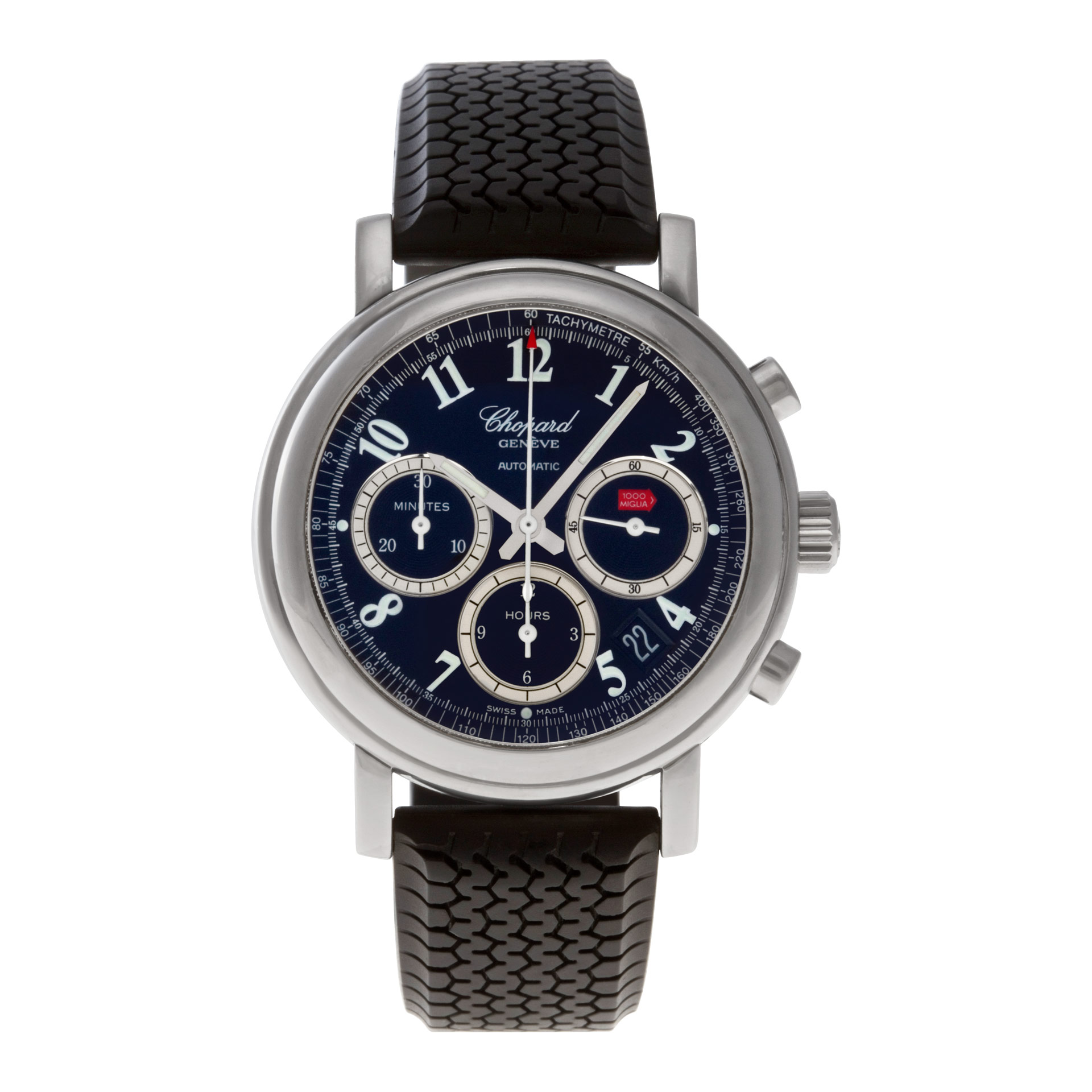 Pre-owned Chopard Mille Miglia 8331 stainless steel mm auto display picture 1