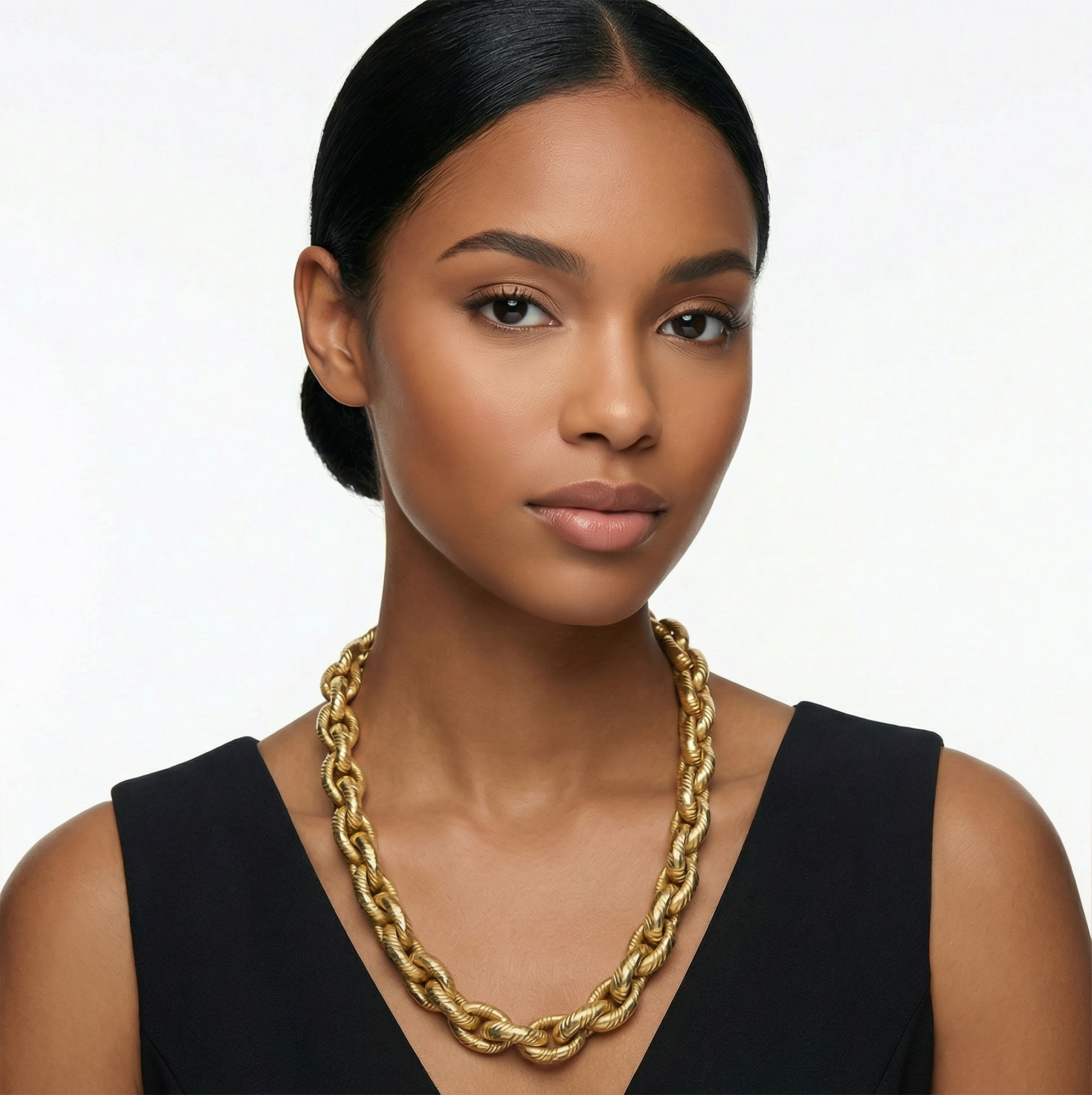 Chunky Cable necklace in 14k yellow gold
