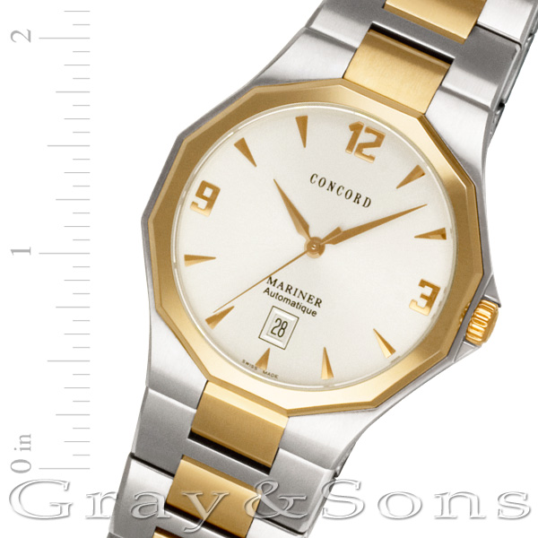Used Concord Mariner 18A91896 18k & steel 41mm auto watch