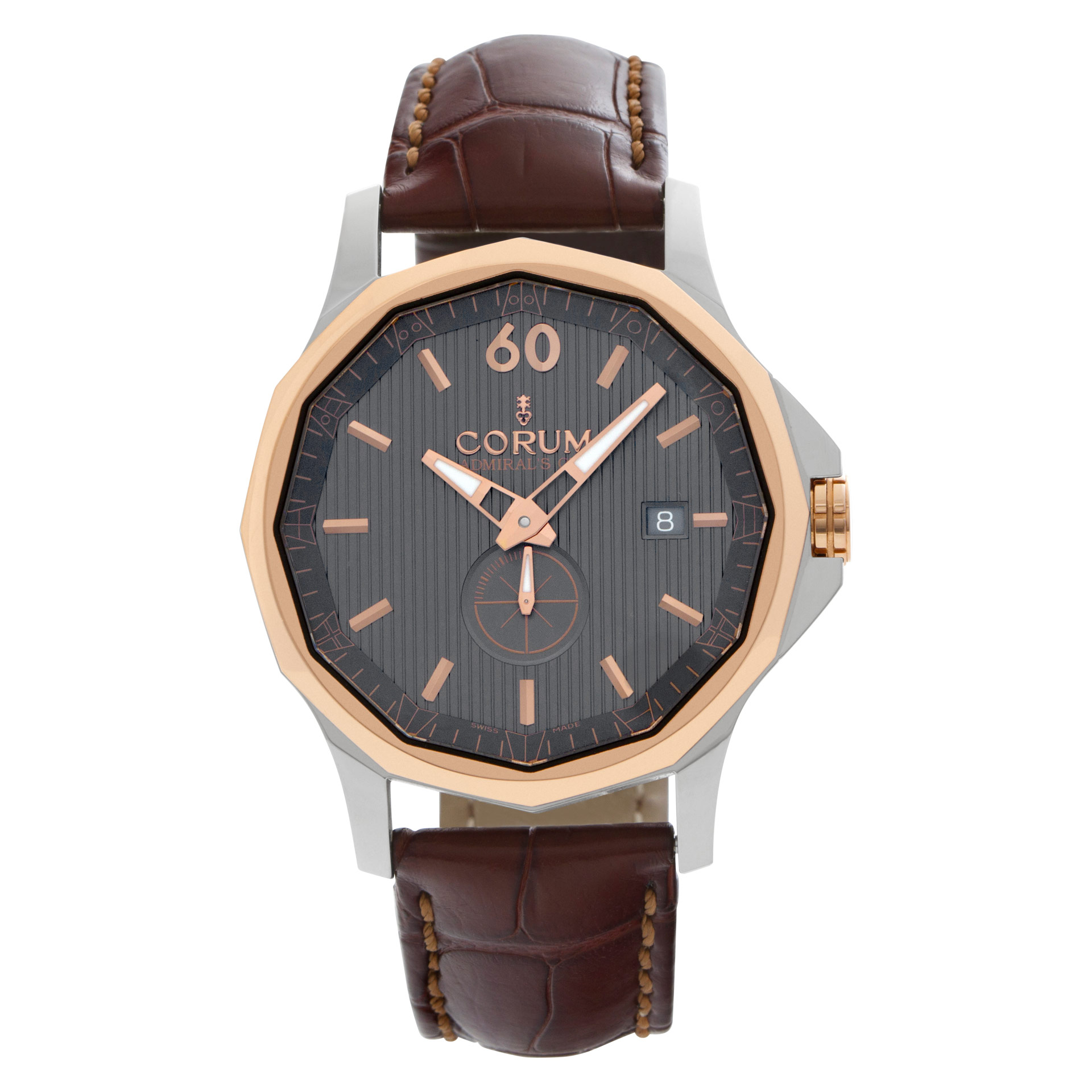 Used Corum Admirals Cup 395.101.24 in 18k Rose Gold - 41mm