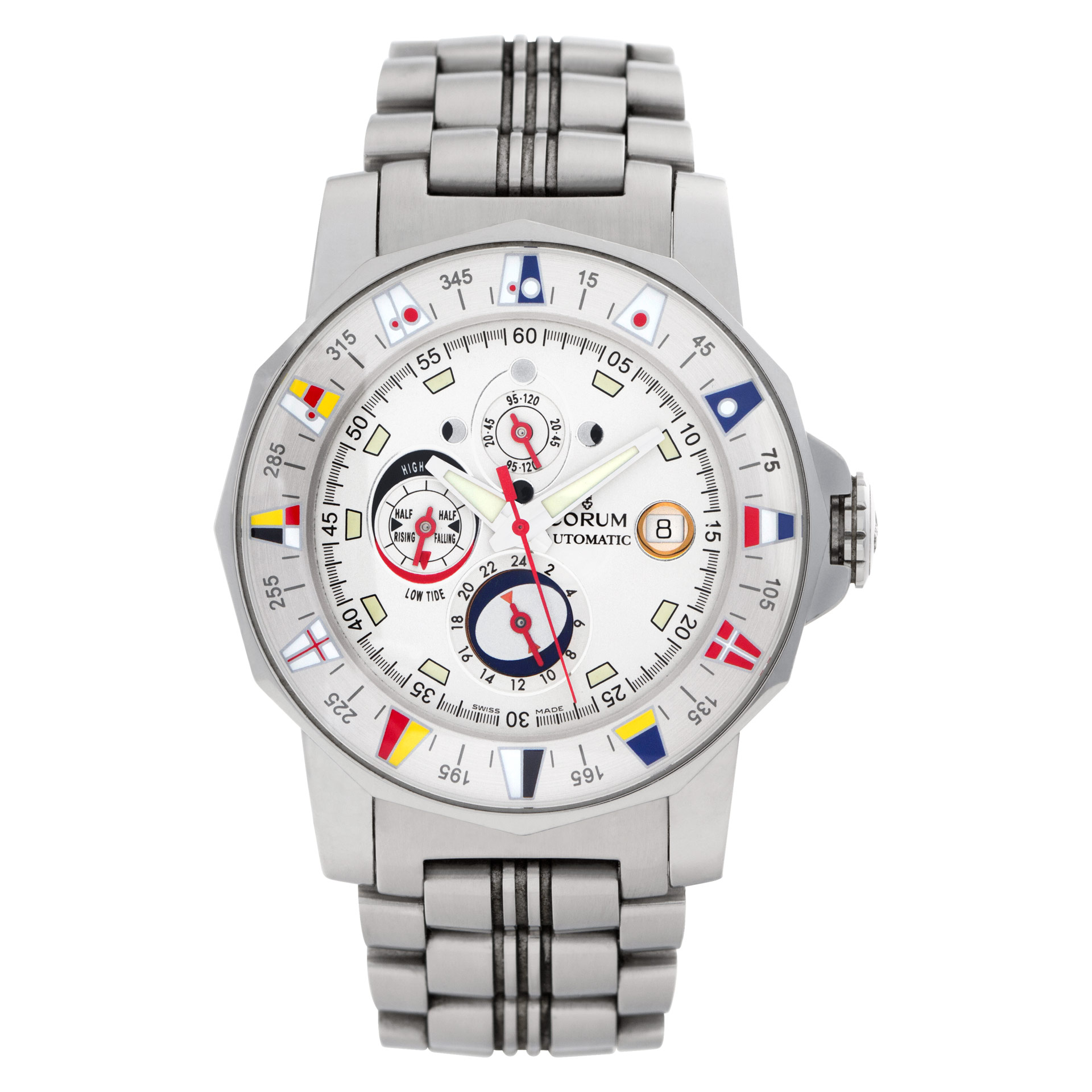 CORUM Admiral's Cup クロノグラフ Corum Admiral's Cup Men's Watch Swiss Quartz Chronograph