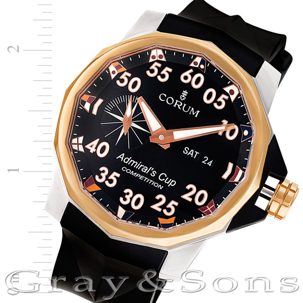 Preowned Corum Admirals Cup 01.0002 titanium 48mm auto