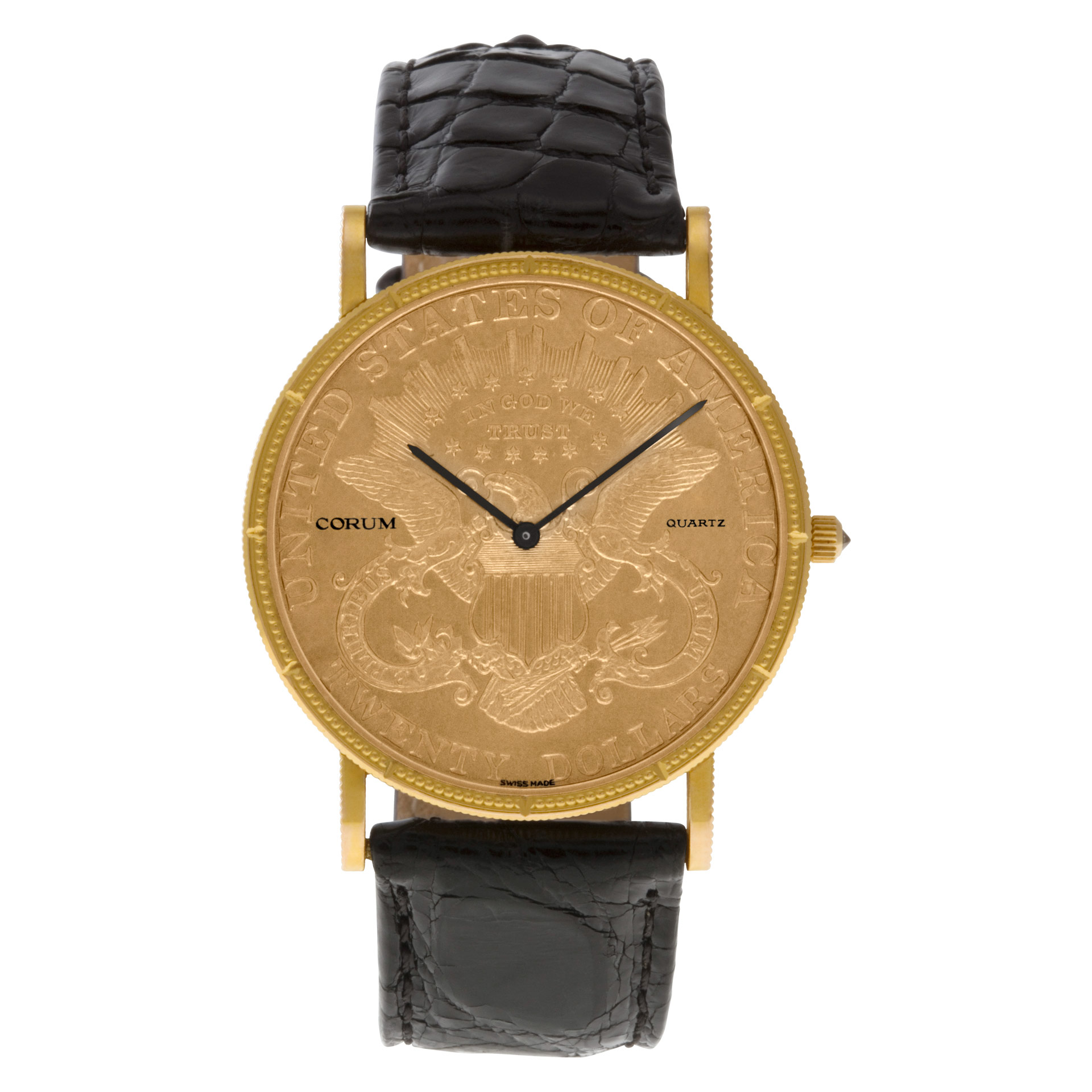 腕時計 corum Corum 18K $20 Dollar Liberty Head Gold Coin Dated 1897 Quartz
