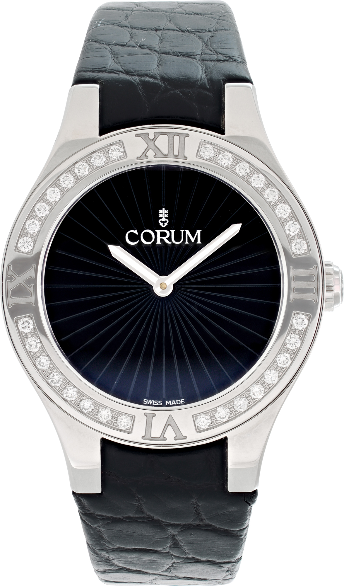 【 美 品 】 ＣＯＲＵＭ ＲＯＭＶＬＶＳ レディース クォーツ Preowned Corum Romvlvs 02.0027 Stainless Steel 31mm | Gray & Sons