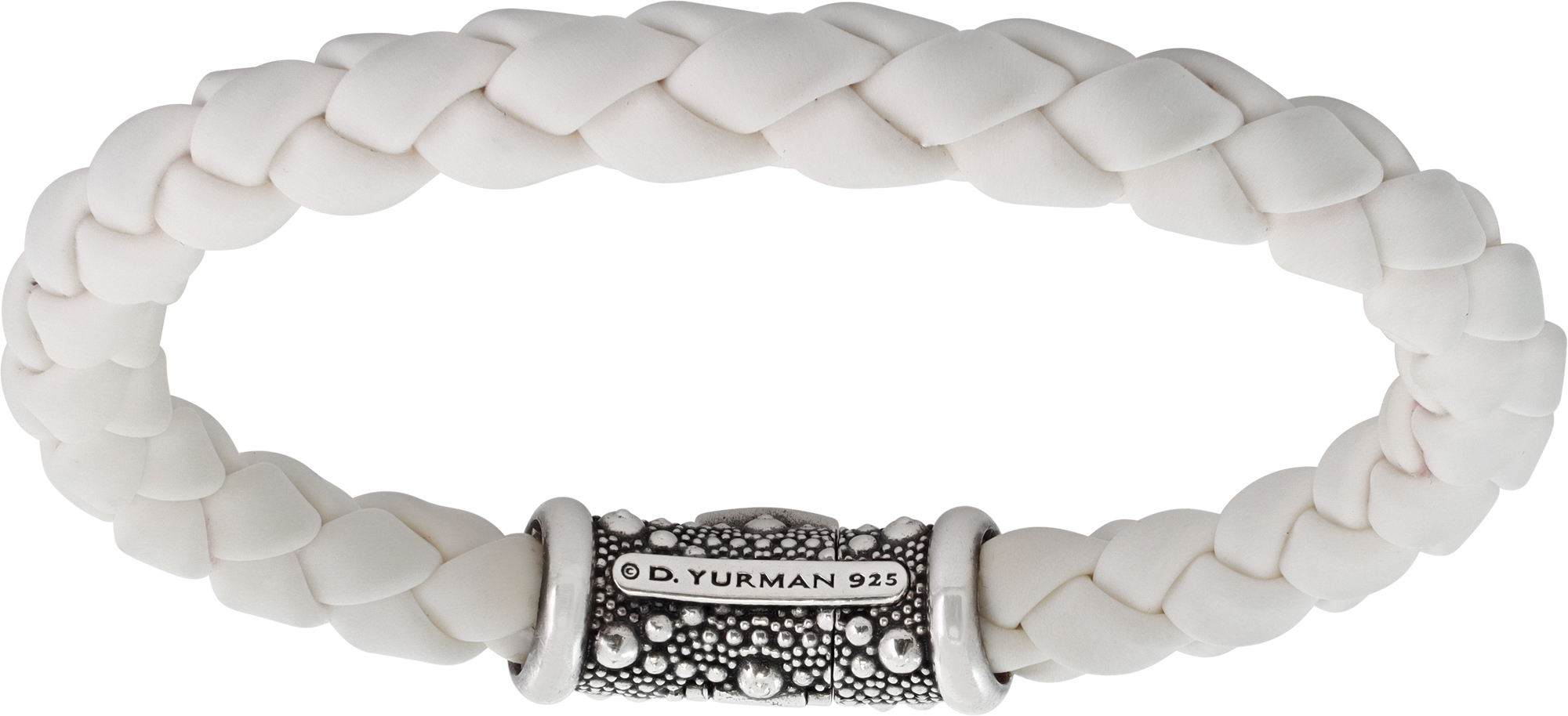 David Yurman Chevron Woven rubber Bracelet