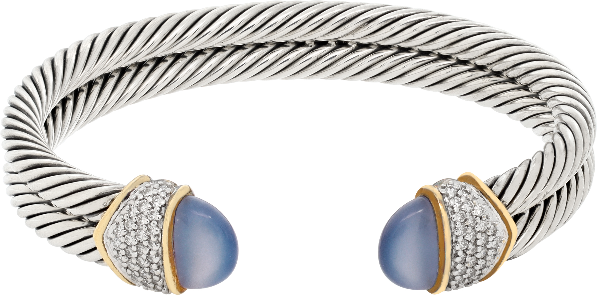 David Yurman Double cable cuff bracelet