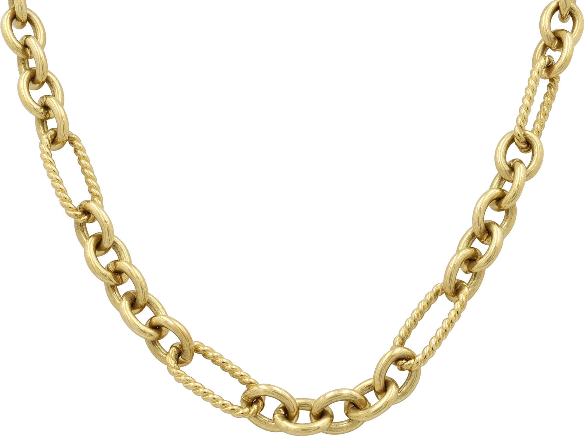 David Yurman Figaro Toggle Link 18k chain/necklace