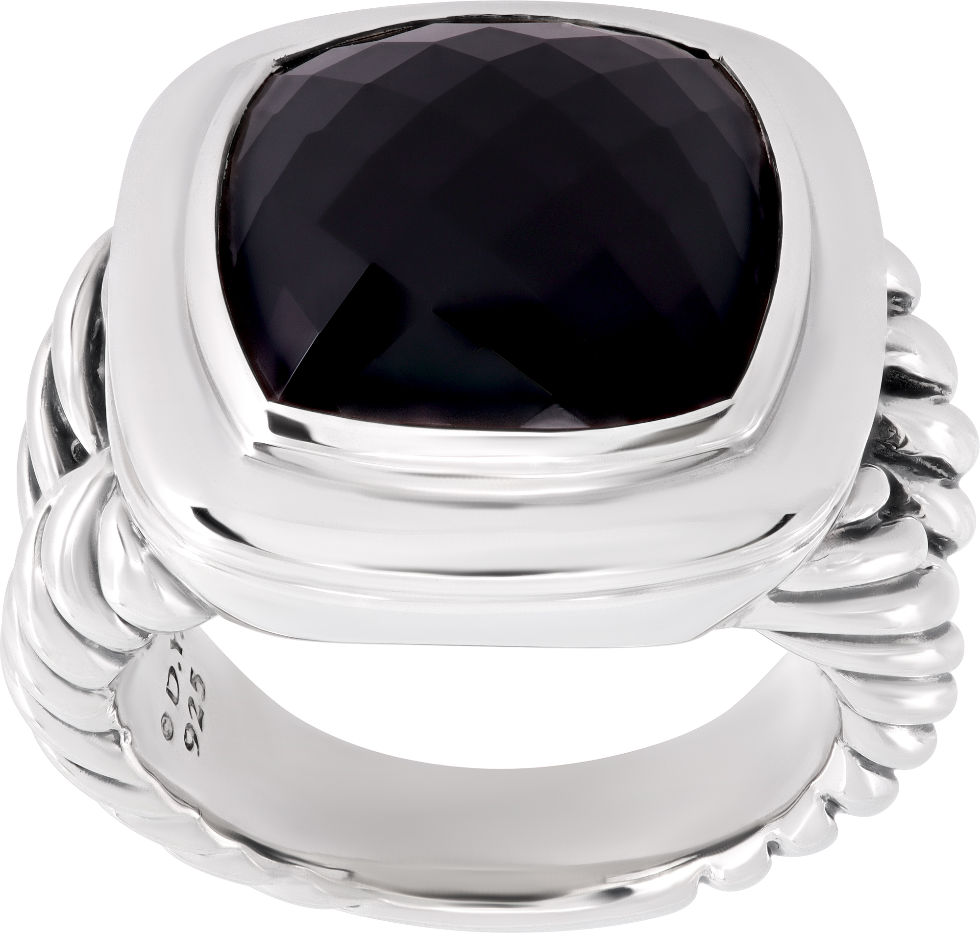 David Yurman Onyx Albion ring in sterling silver
