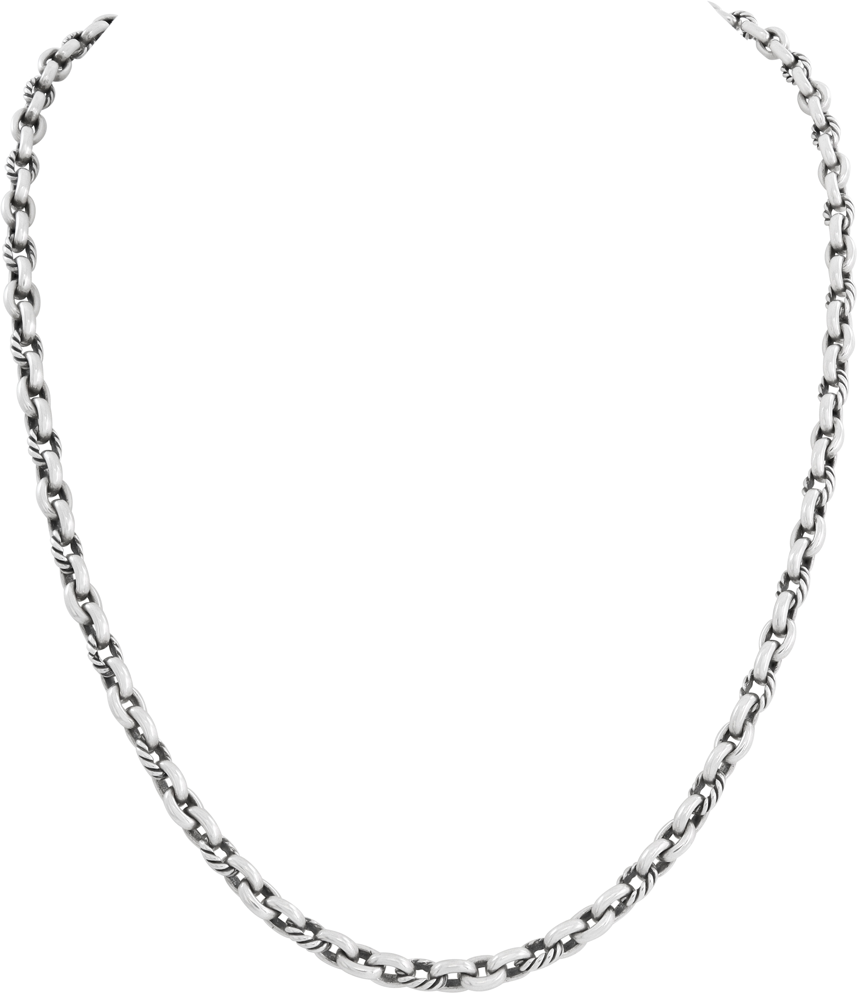 David Yurman Oval link chain necklace