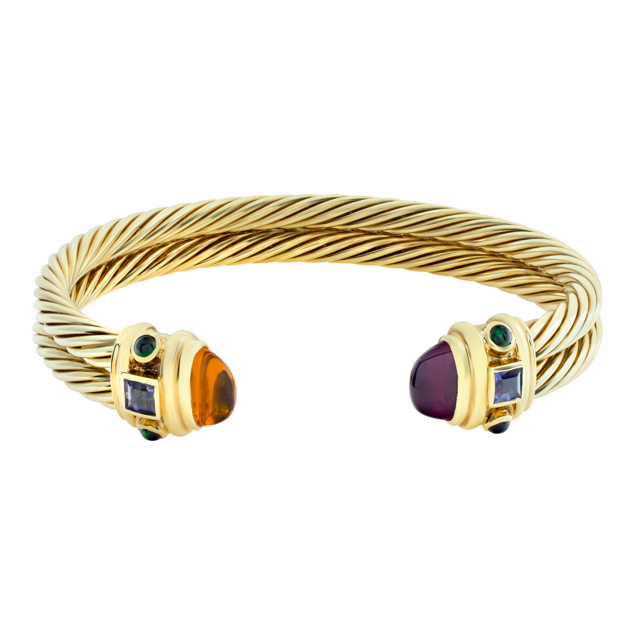 David Yurman Renaissance Double Cable Bracelet in 14k yellow - Main Image