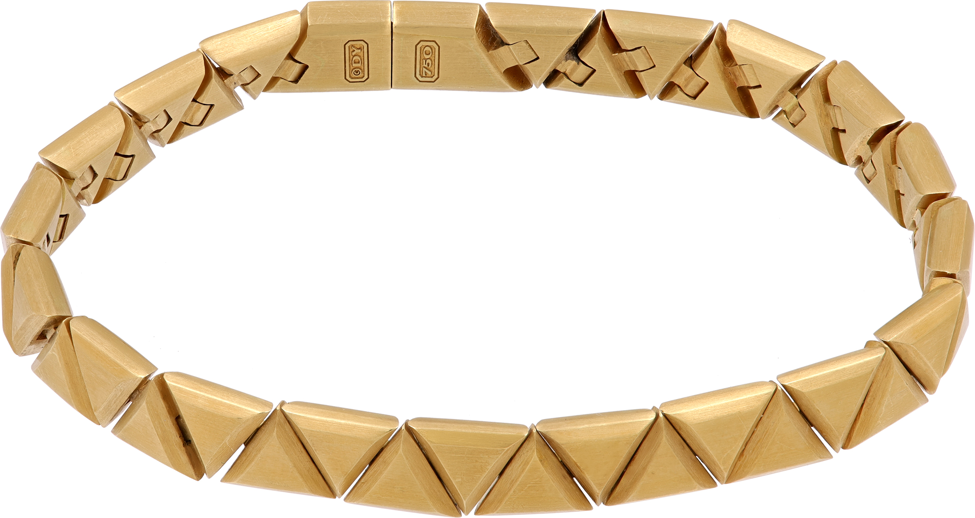 David Yurman Triangle bracelet in 18k yellow gold David Yurman Triangle bracelet in 18k yellow gold