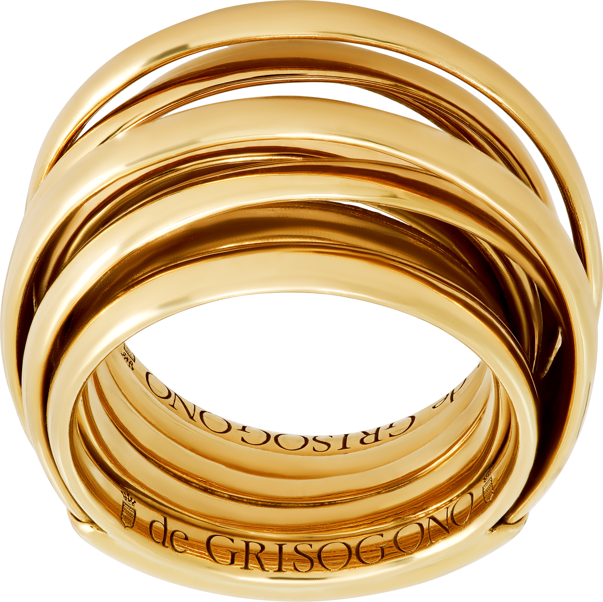 De Grisogono Allegra ring in 18k yellow gold N518536