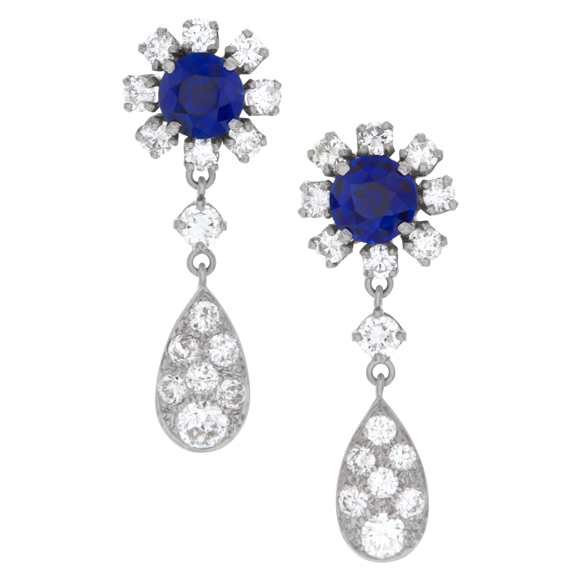 [LLOYD] 14K☆Triumph D Line One Touch Sapphire Earrings LLOYD] 14K☆Triumph One Touch Sapphire Earrings