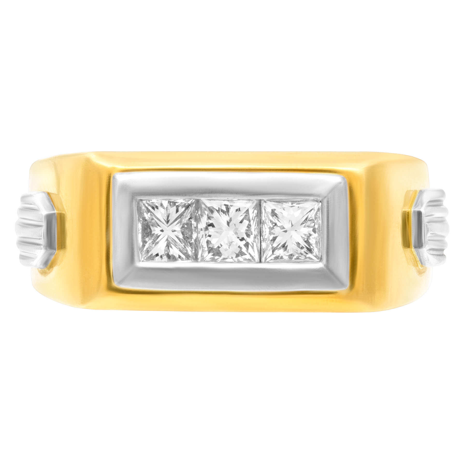 Diamond band in 18k gold