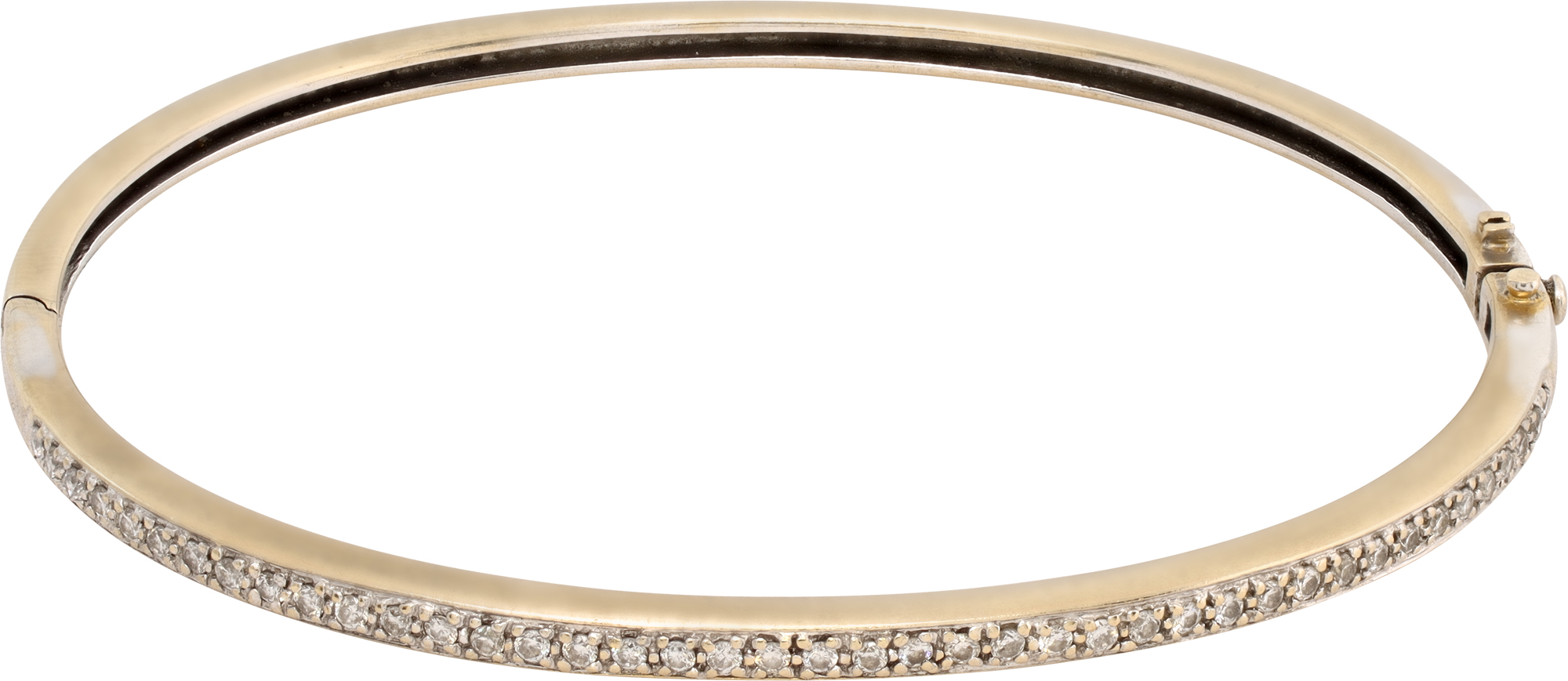 Diamond bangle in 18k white gold S521778