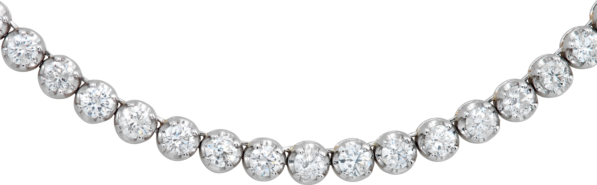 Diamond necklace 22.20 carats in platinum S521740