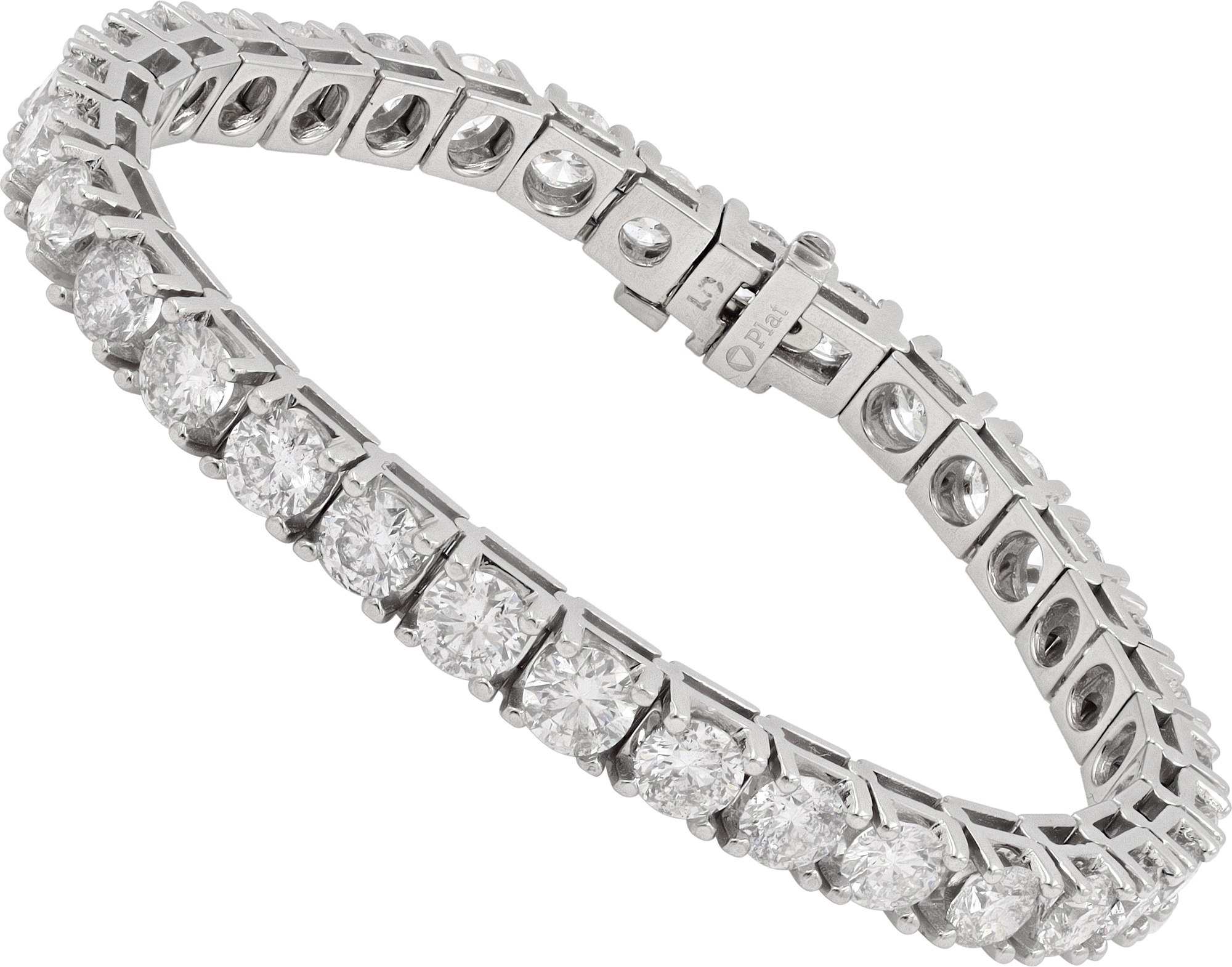 Diamond Platinum Line Bracelet with over 13.75 carats S522333