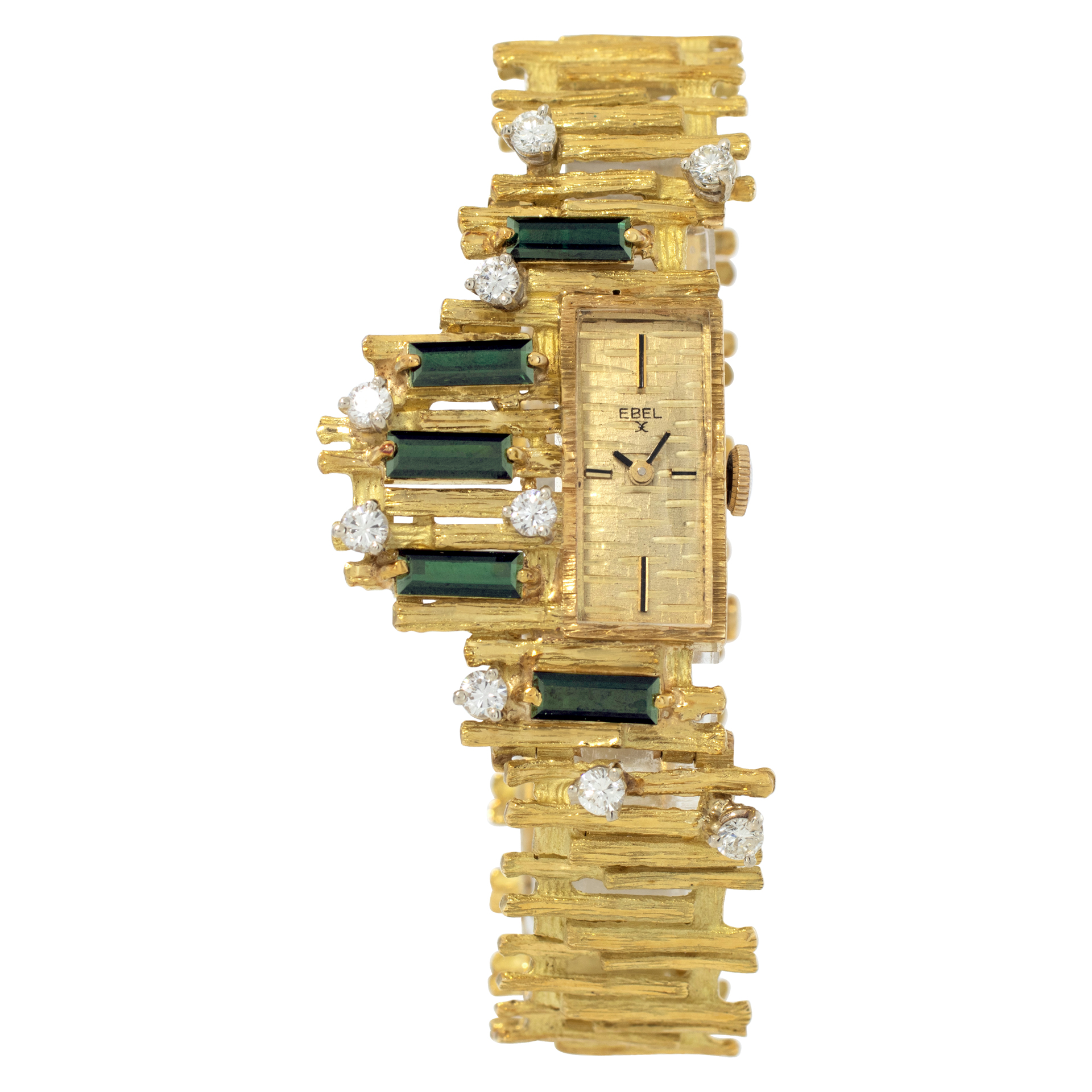 Used Ebel Cocktail 18k yellow gold 20mm Manual watch | Gray  display picture 1