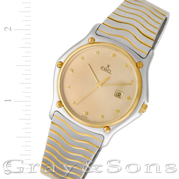 Pre-owned Ebel Sportwave 183903 18k & steel 34mm Quartz |