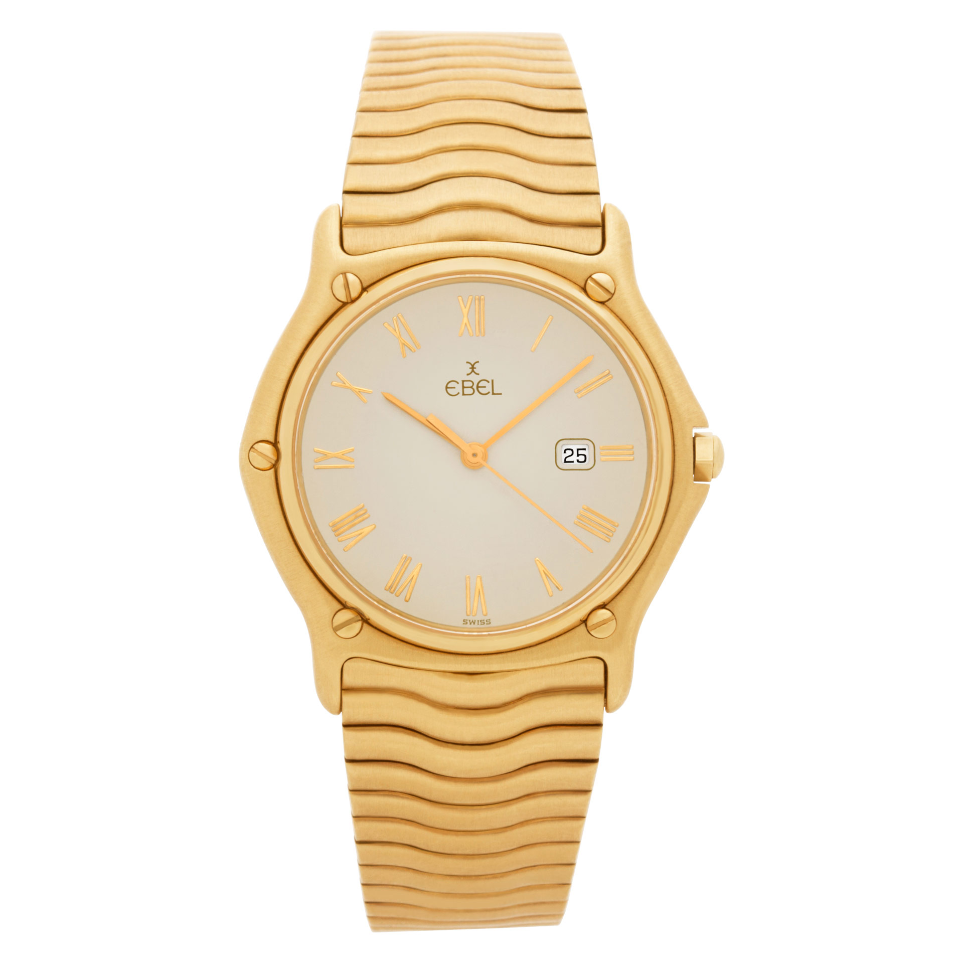 Preowned Ebel Sportwave 883903 18k 36mm Quartz watch | | Gray & Sons