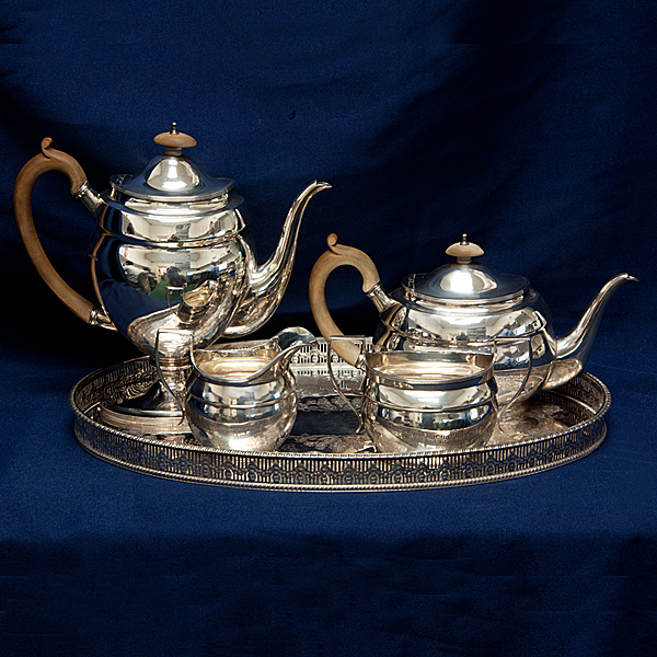 ENGLISH ANTIQUE by Reed & Barton, 4 pieces sterling silver
