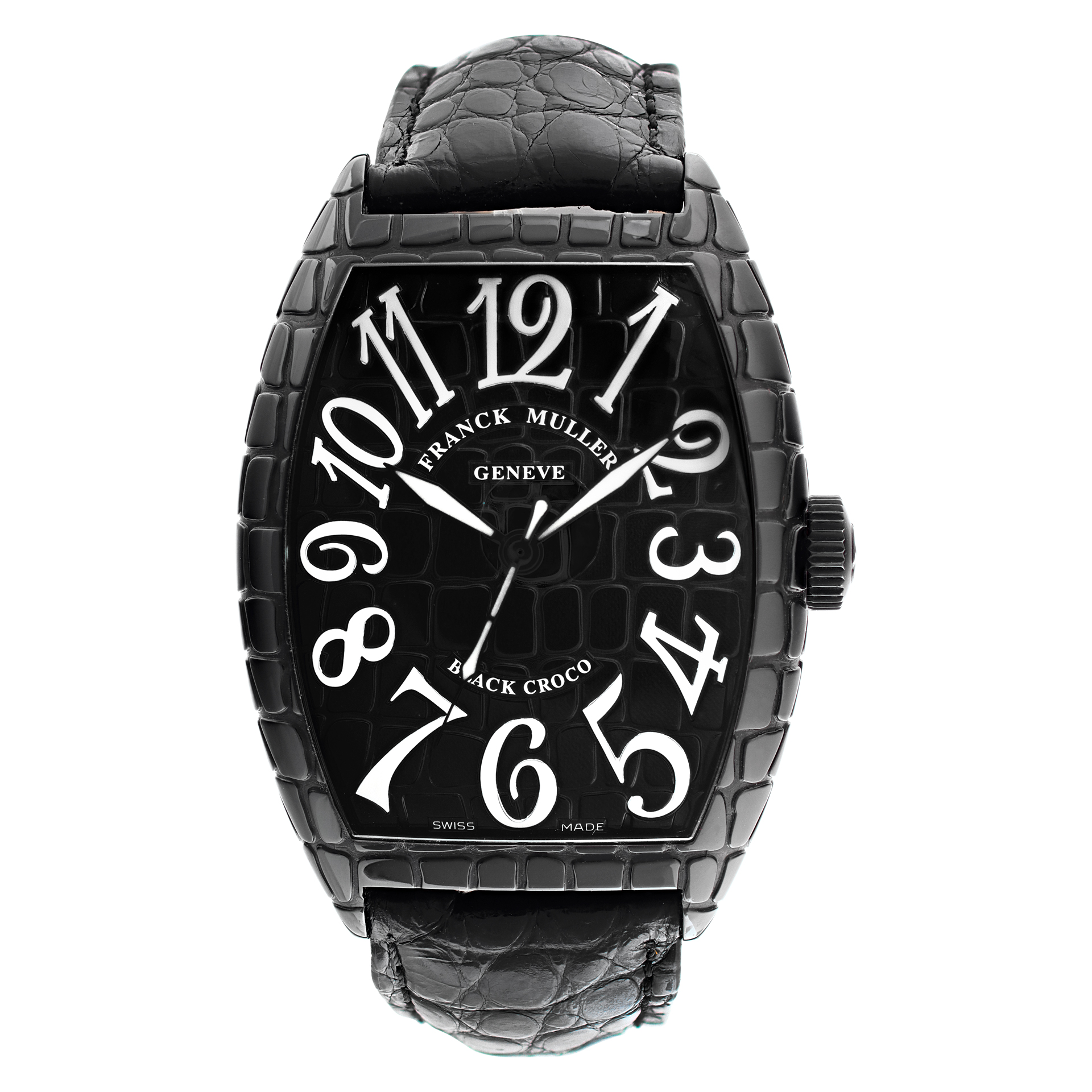 FRANCK MULLER クロコダイルストラップ 濃紺 純正 FRANCK MULLER