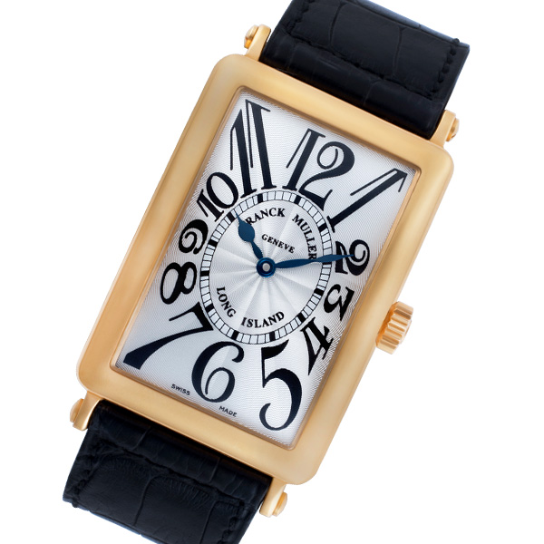 Pre-owned Franck Muller Long Island 1000 sc 18k rose gold