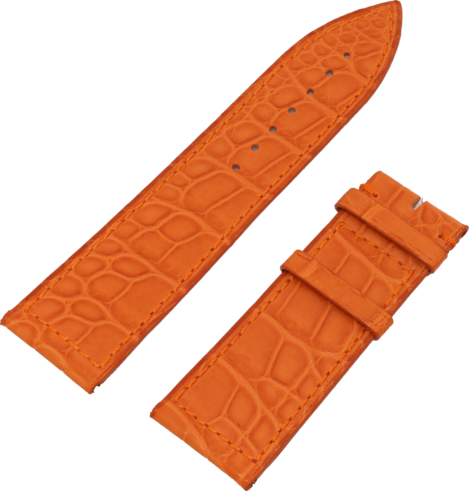 Franck Muller Orange Alligator strap