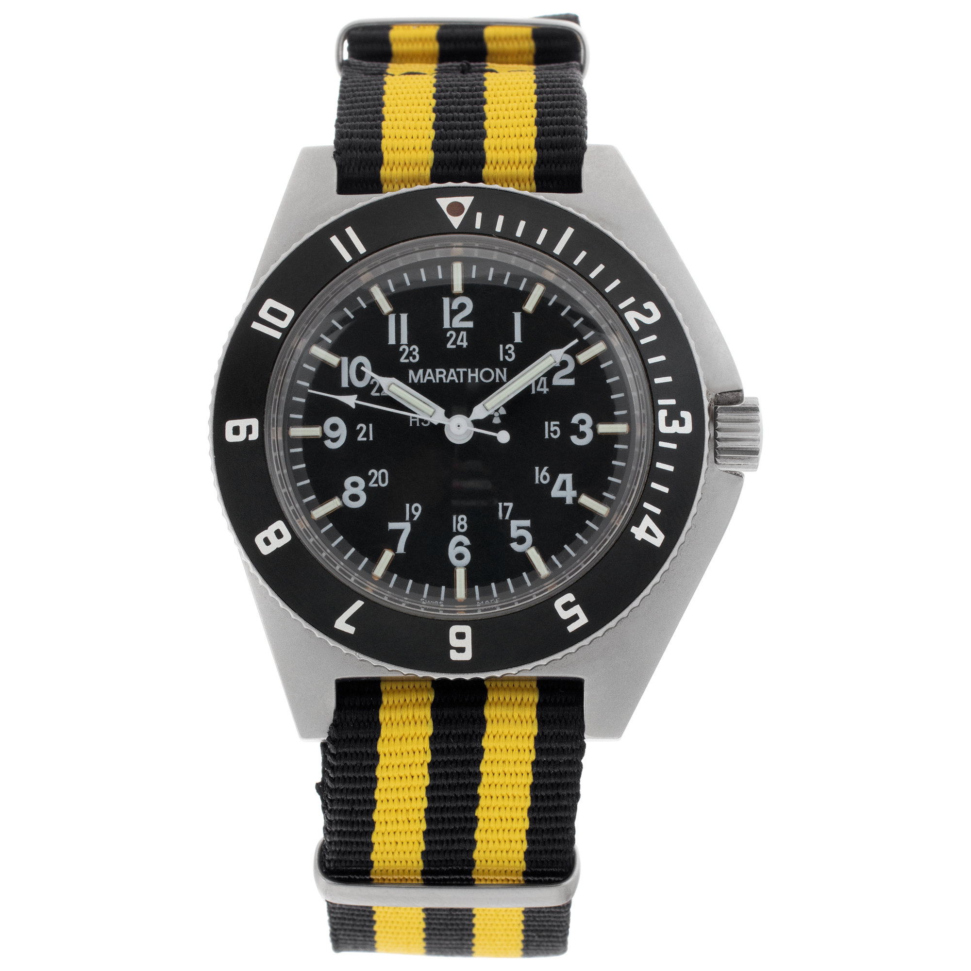 Pre-owned Gallet Marathon Navigator 6645-01-150-8115-211 fib