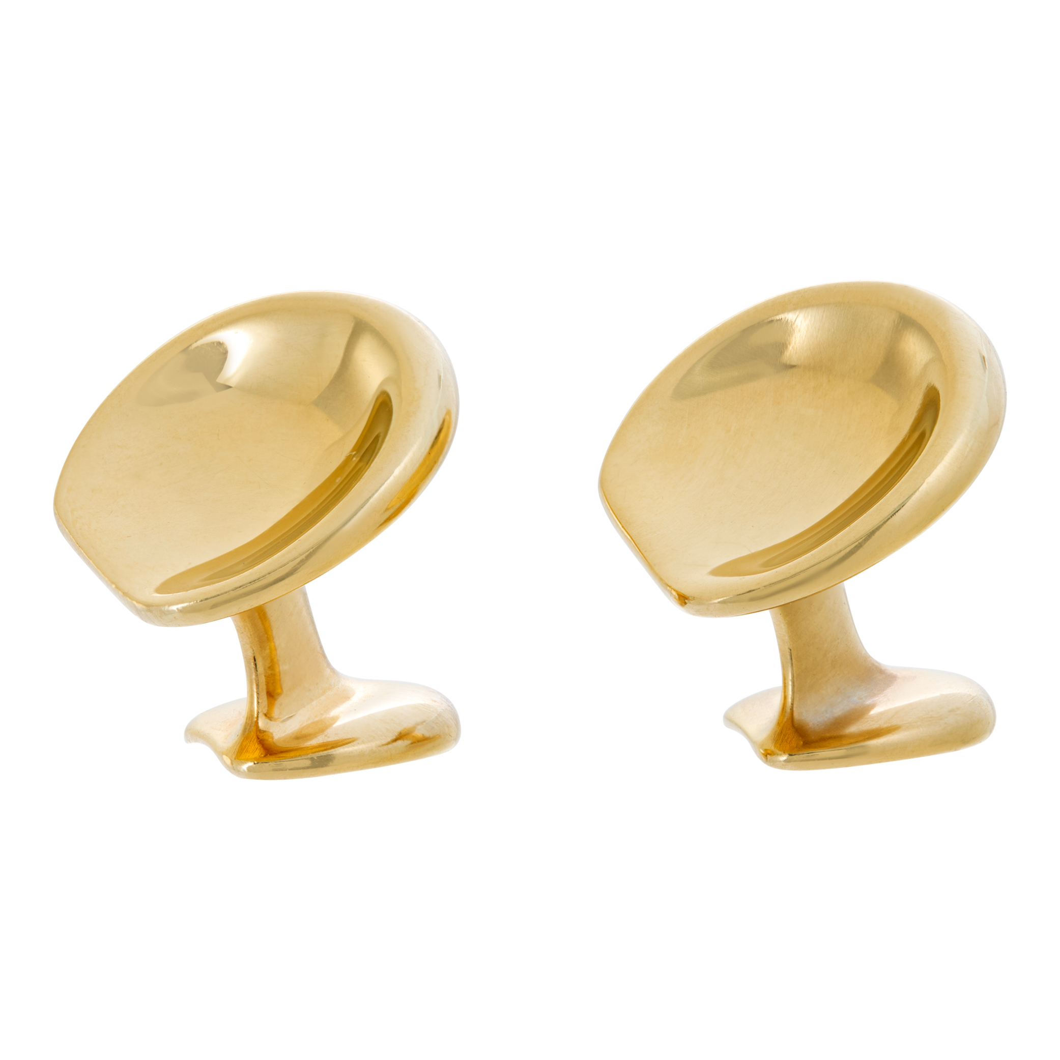Georg Jensen 18k yellow gold high design cufflinks