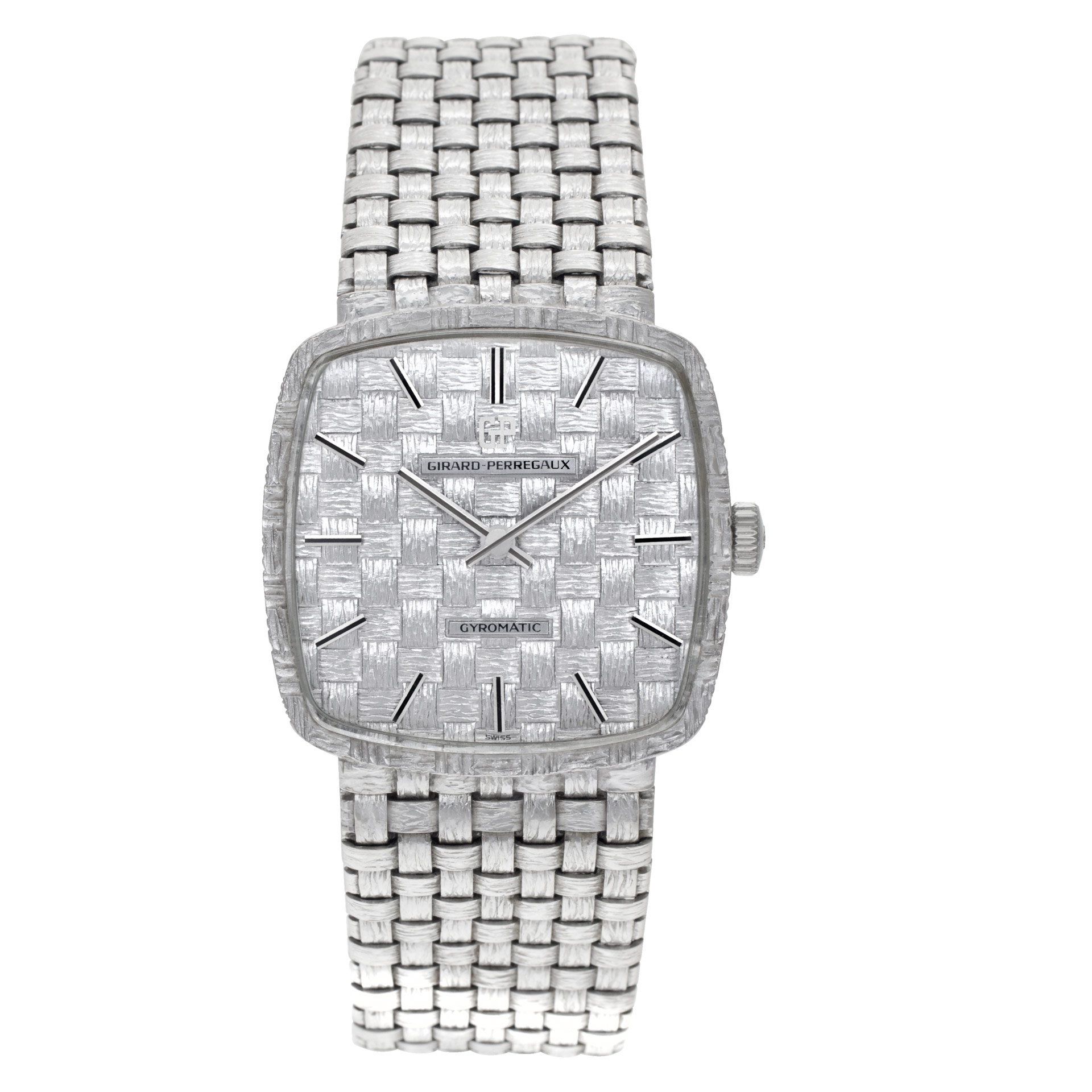 Preowned Girard Perregaux 18k White Gold Silver dial 31mm