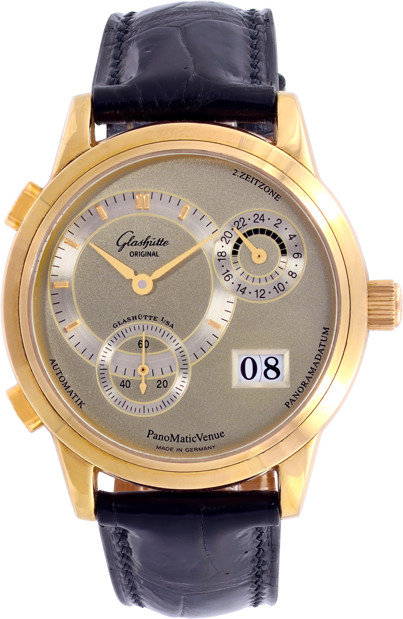 Glashutte PanoMatic Reserve 38.5mm 90-03-01-01-04 W530191