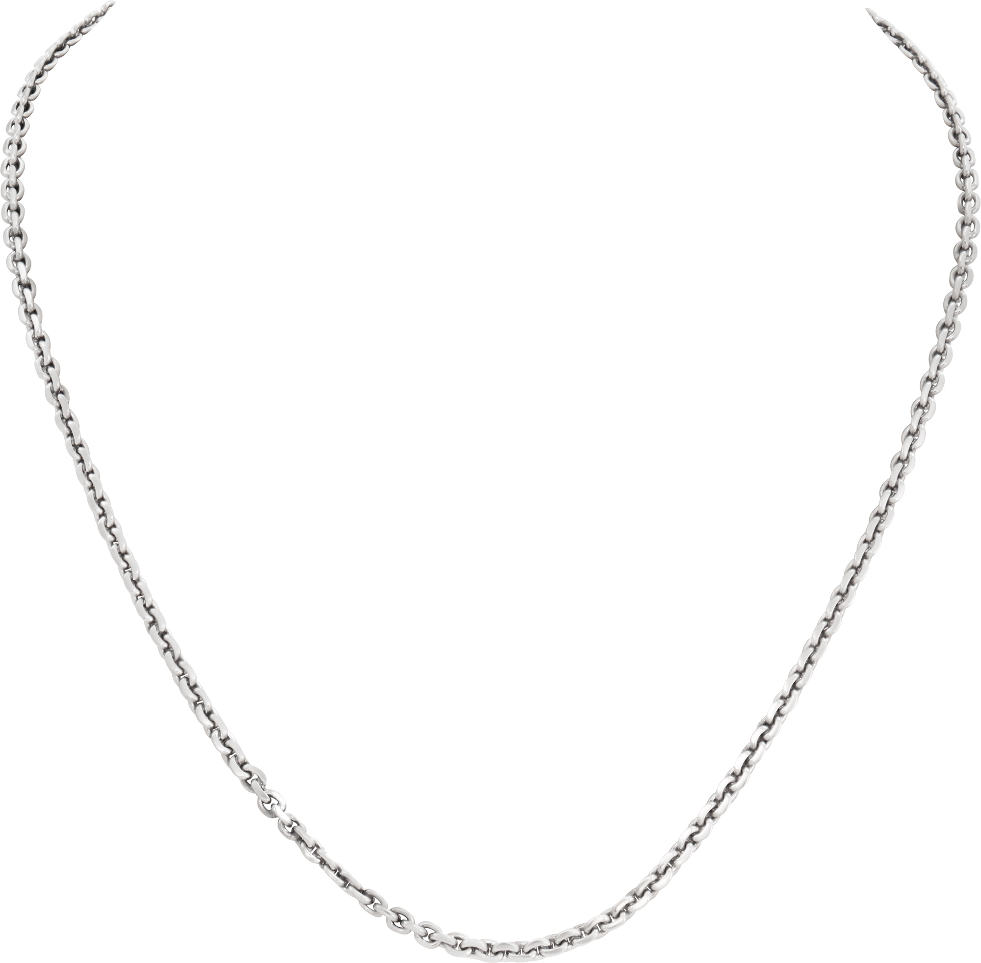 Heavy Platinum Cable Chain